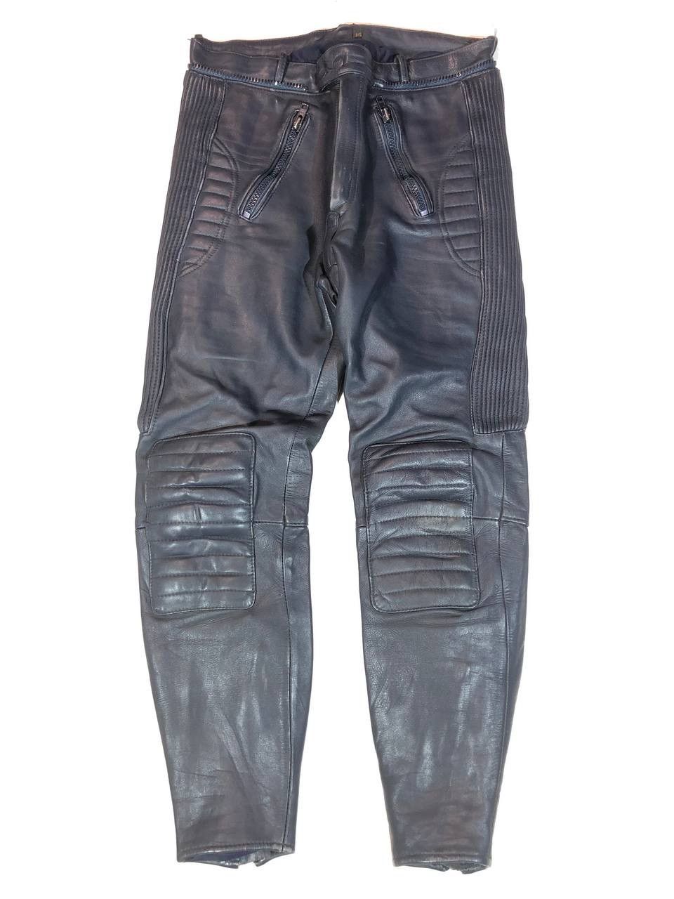 Leather × Vintage Vintage Leather Moto Biker Pants Size US 32 / EU 48 - 1 Thumbnail