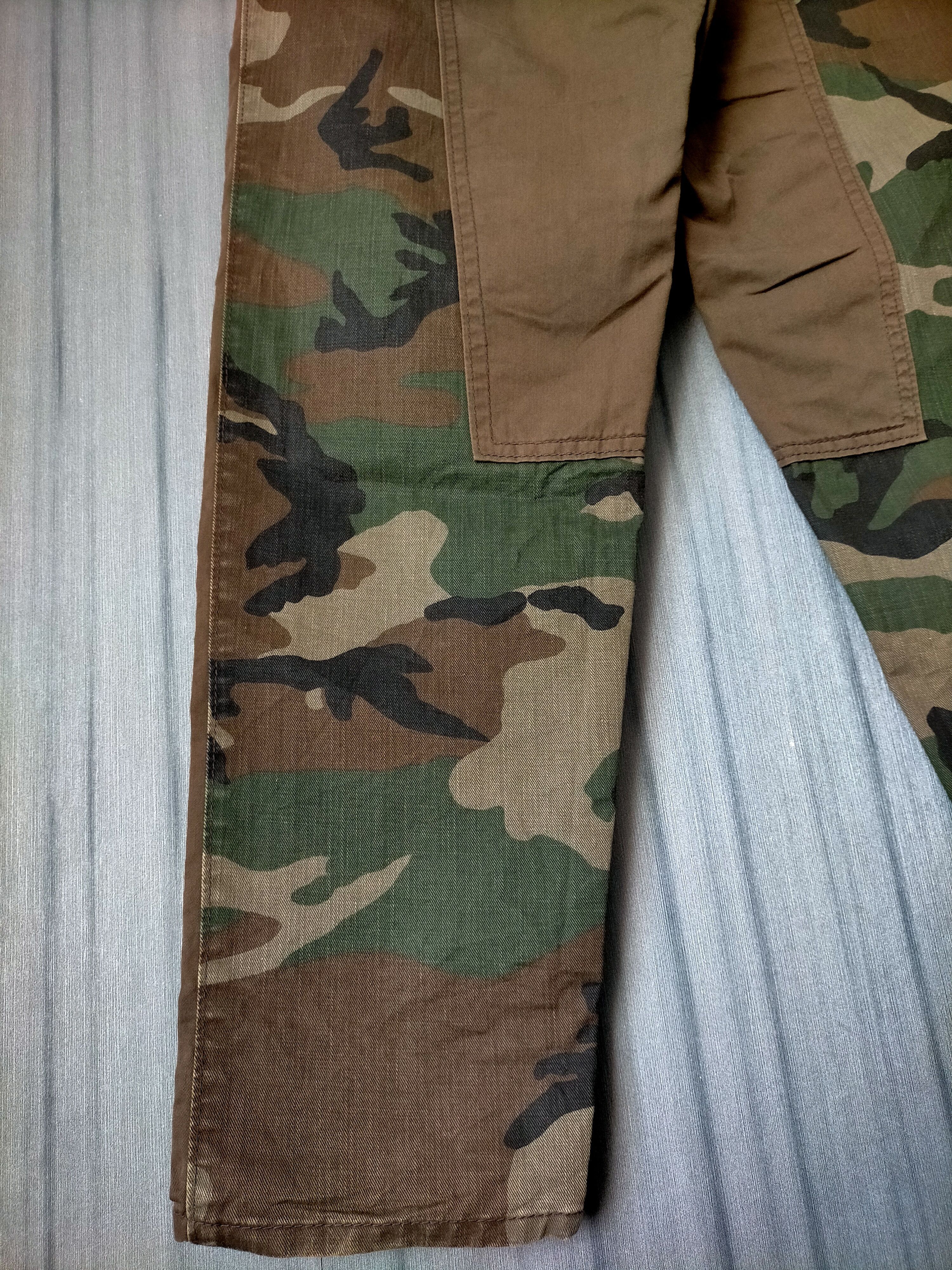 Final Home ⚡Rare Final Home Camo Patchwork Trouser Pants Size US 29 - 9 Thumbnail