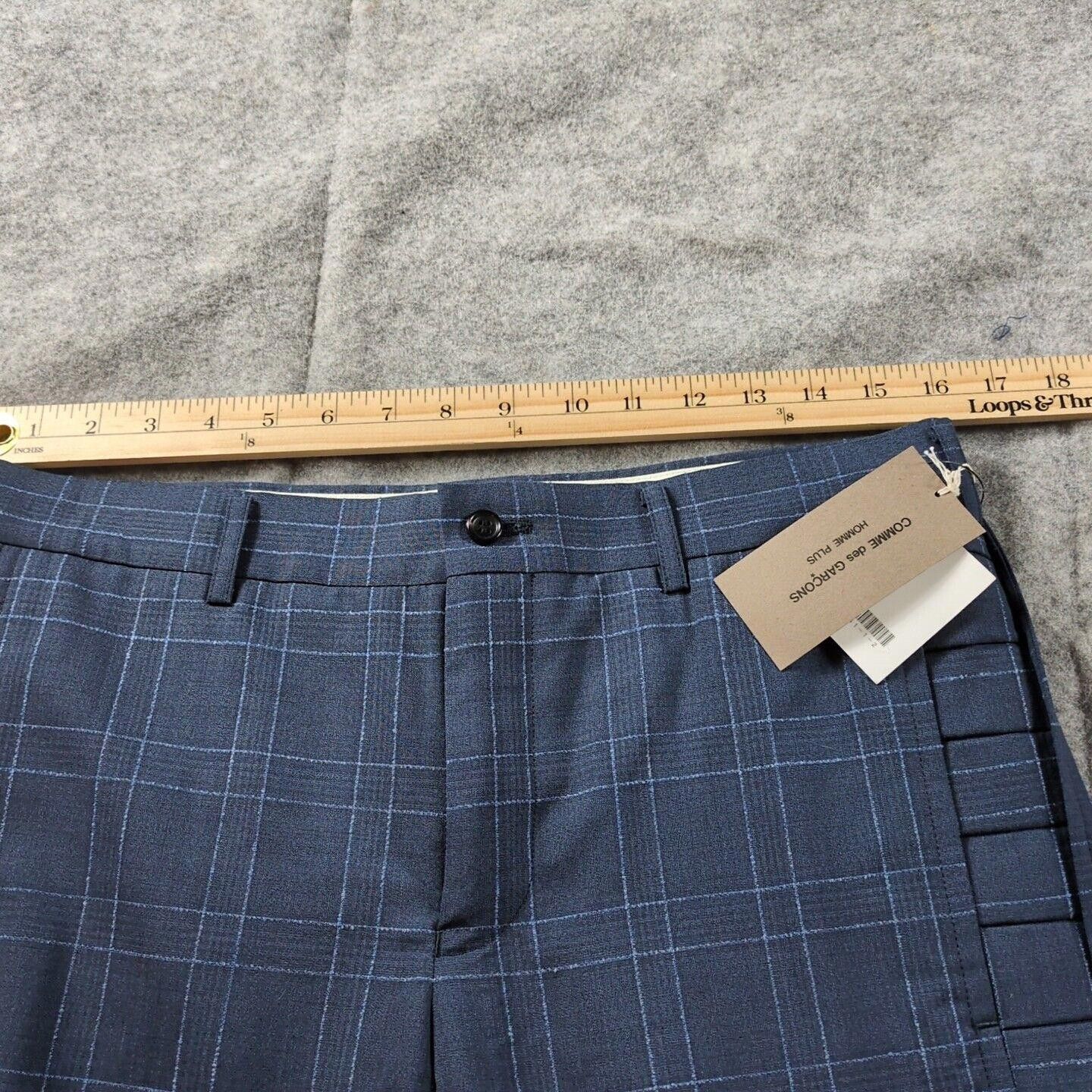 Comme des Garcons NWT CDG Comme des Garçons Homme Plus Wool Navy Trousers Size US 30 / EU 46 - 4 Thumbnail
