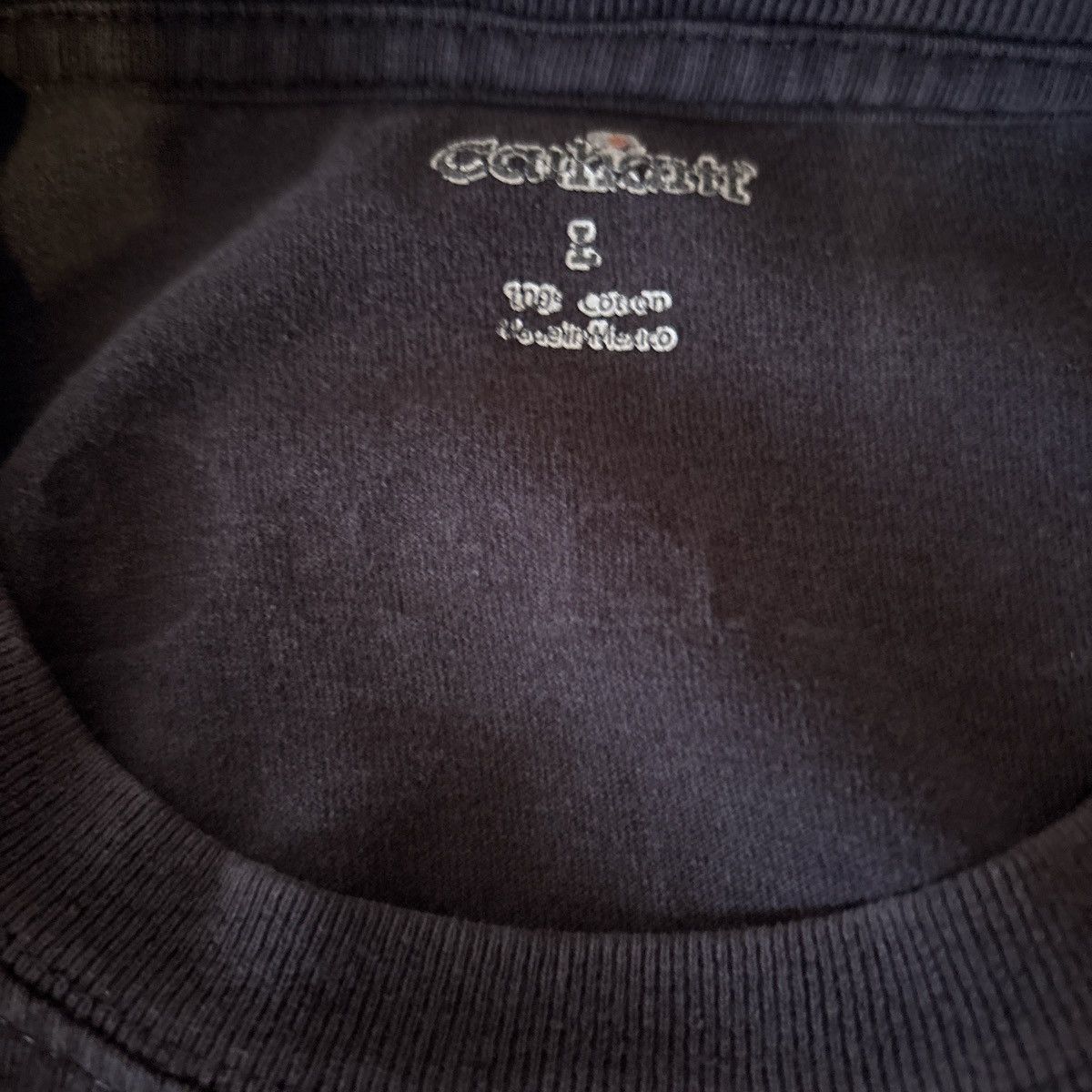 Carhartt Carhartt t-shirt size large good fade black Size US L / EU 52-54 / 3 - 2 Thumbnail