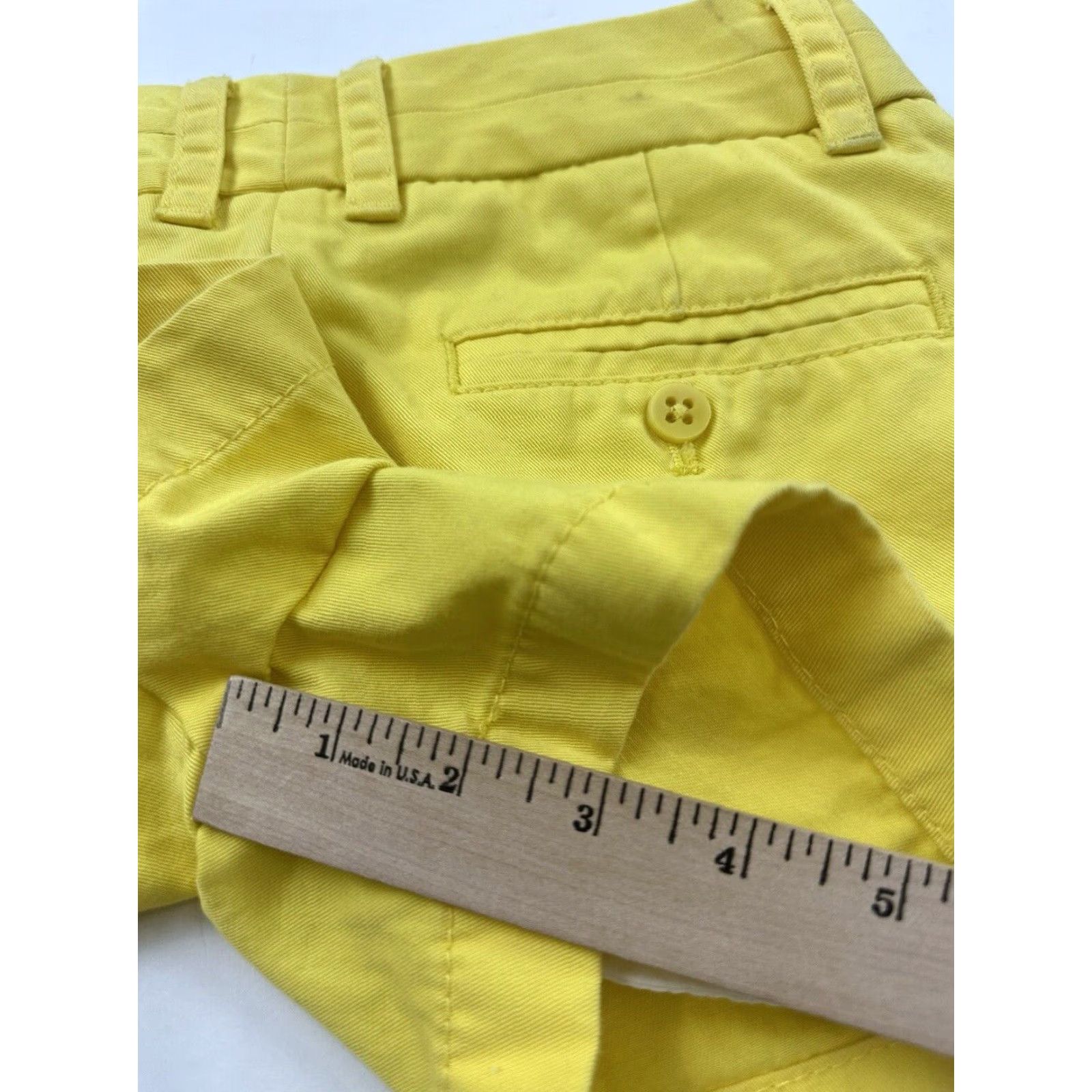 J.Crew J.Crew Chino Shorts Women’s 0 Yellow Preppy Golf Casual Size 25" / US 0 / IT 36 - 6 Thumbnail