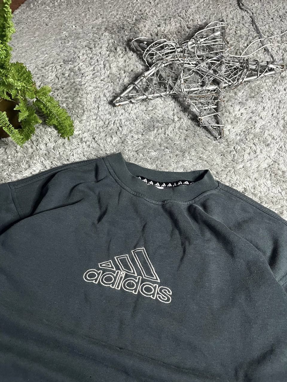 Adidas × Vintage 00s Adidas Sweatshirt Vintage Streetwear Big Logo Rare Size US S / EU 44-46 / 1 - 3 Thumbnail