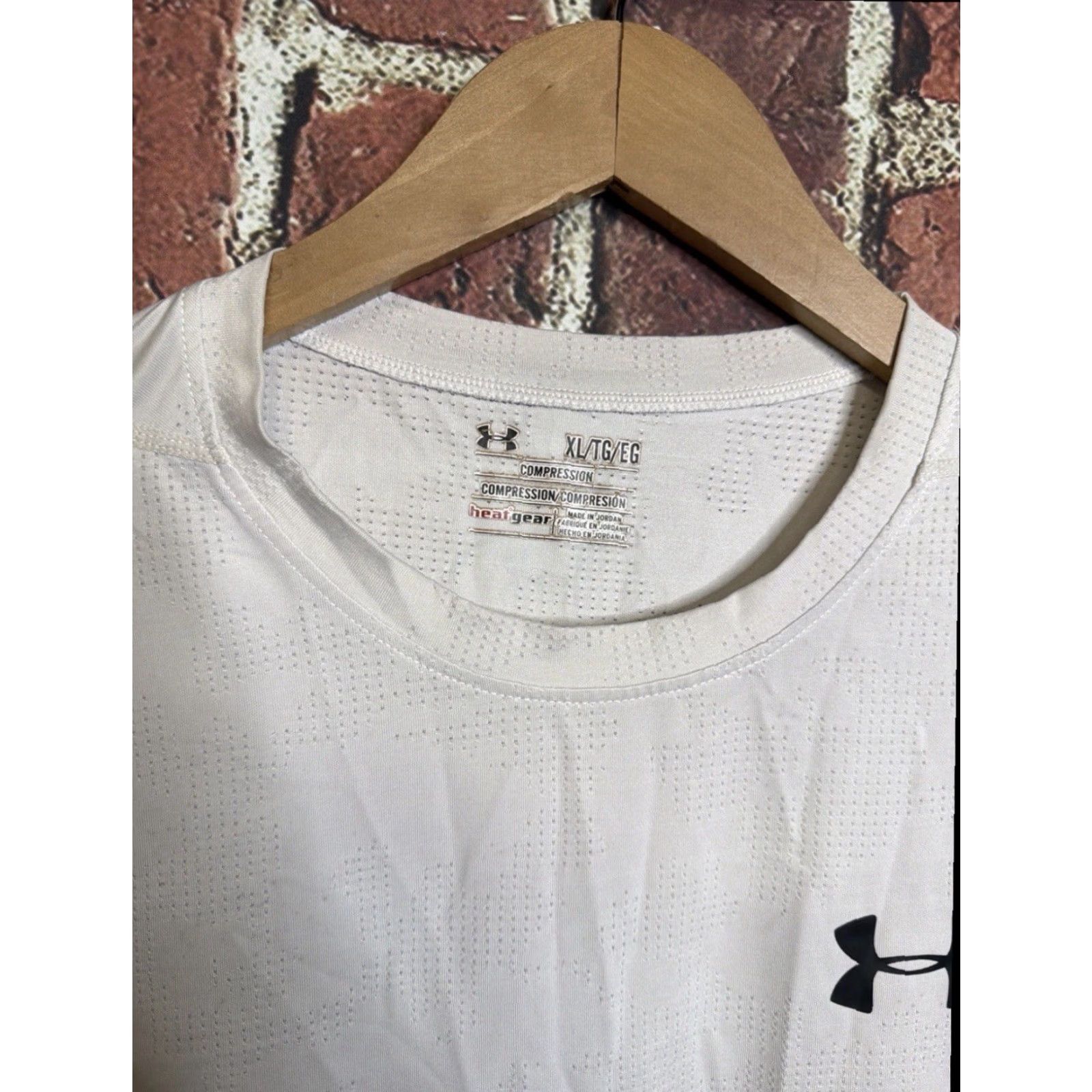 Under Armour Under Armour HeatGear Compression Top Men's White XL Size US XL / EU 56 / 4 - 2 Thumbnail