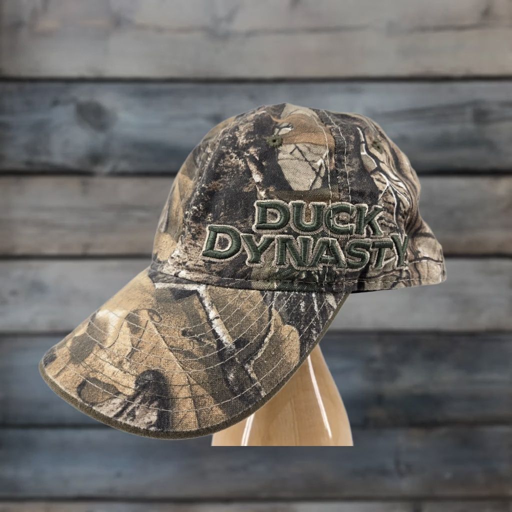 Vintage VINTAGE Duck Dynasty Hat Cap Strap back Camouflage M/L Size ONE SIZE - 1 Thumbnail
