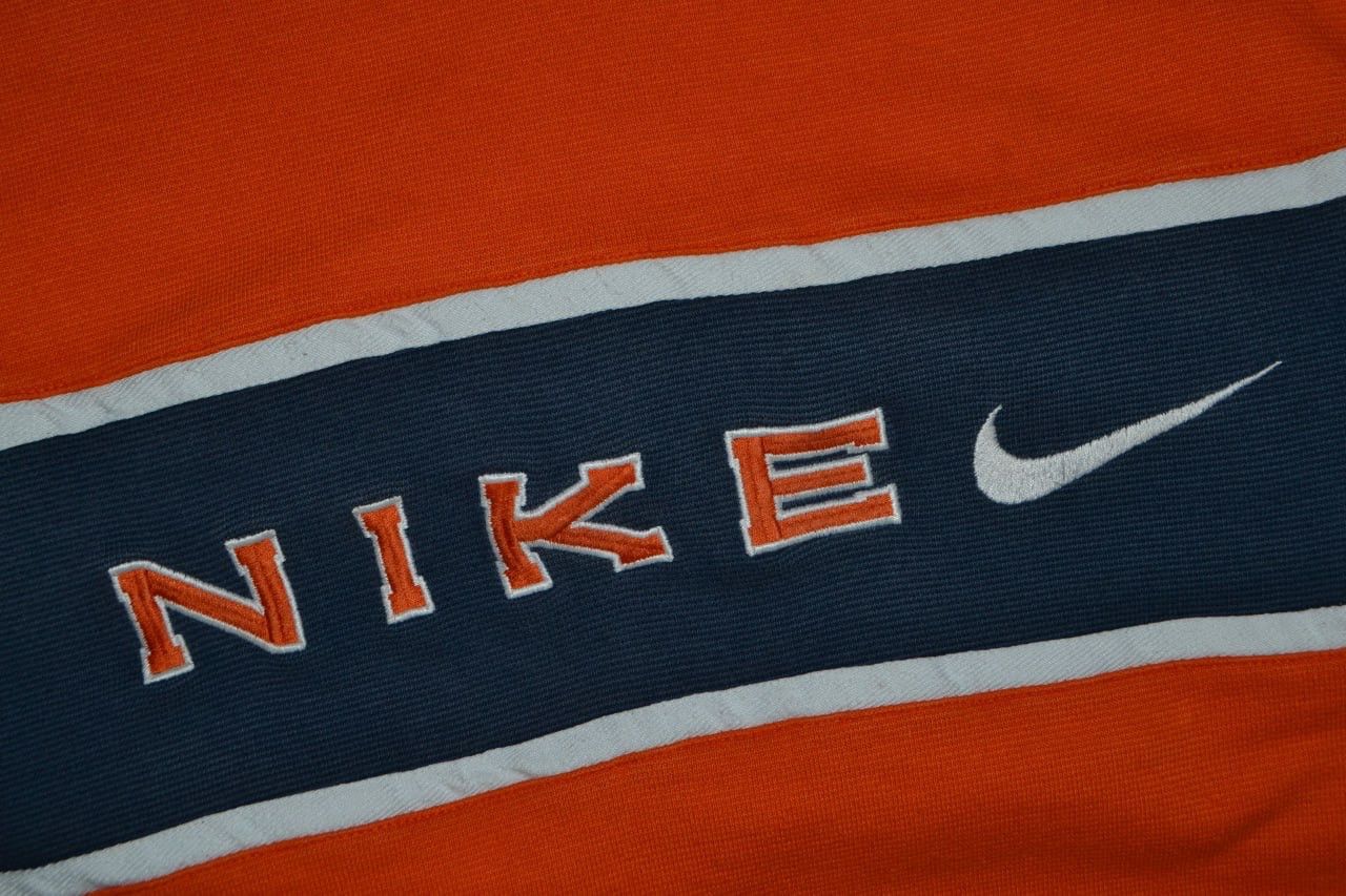 Nike × Vintage Nike Vintage Sweatshirt 90s Big Logo Size L Size US L / EU 52-54 / 3 - 4 Thumbnail