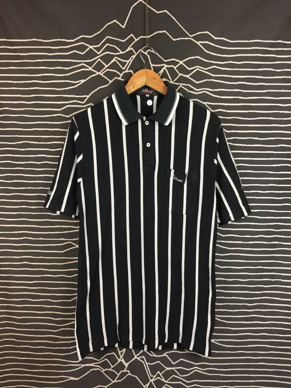Titleist Vtg 90s Retro Titleist Golf Striped Pocket Polo Shirt Size US S / EU 44-46 / 1 - 2 Thumbnail