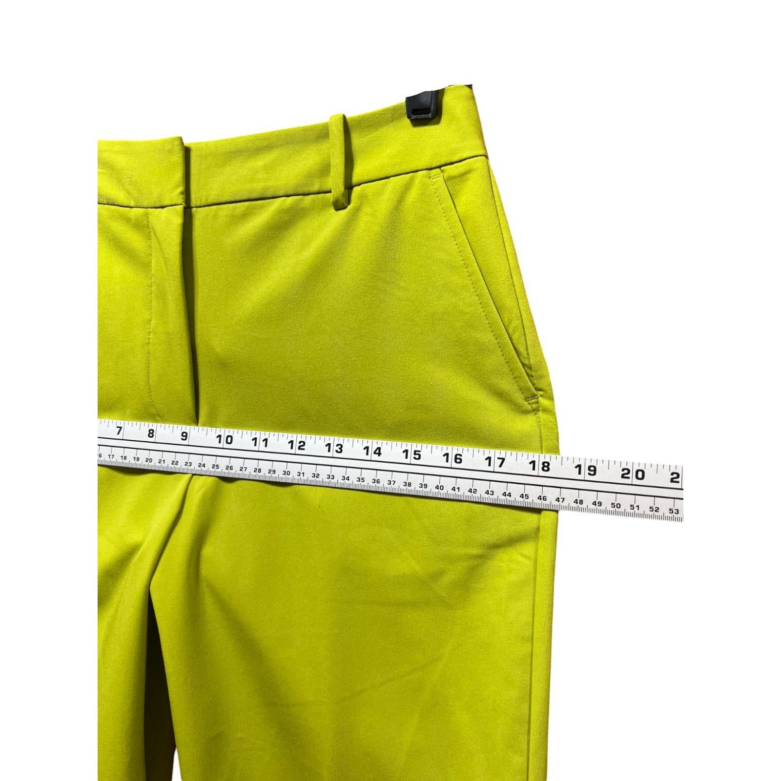 Worthington Worthington - Women's High-Rise Modern Trouser - Golden Lime Size 26" / US 2 / IT 38 - 6 Thumbnail