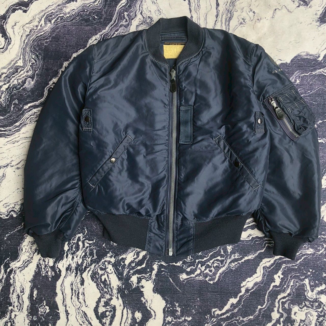 ジャケット・アウター BUZZ RICKSONS LOCKHEED SKUNK WORKS Buzz Ricksons Lockheed Skunk Works Flight Jacket MEN L