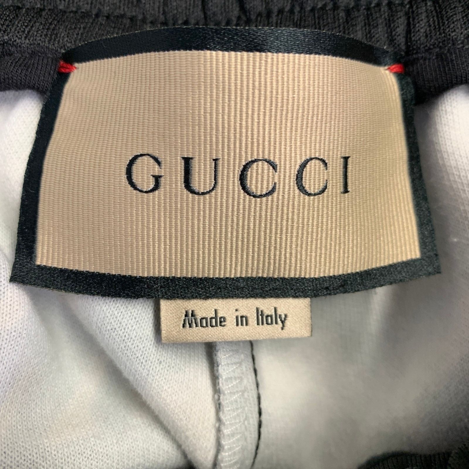 Gucci Size S Black Beige Monogram Joggers Casual Pants Size US 27 - 6 Thumbnail