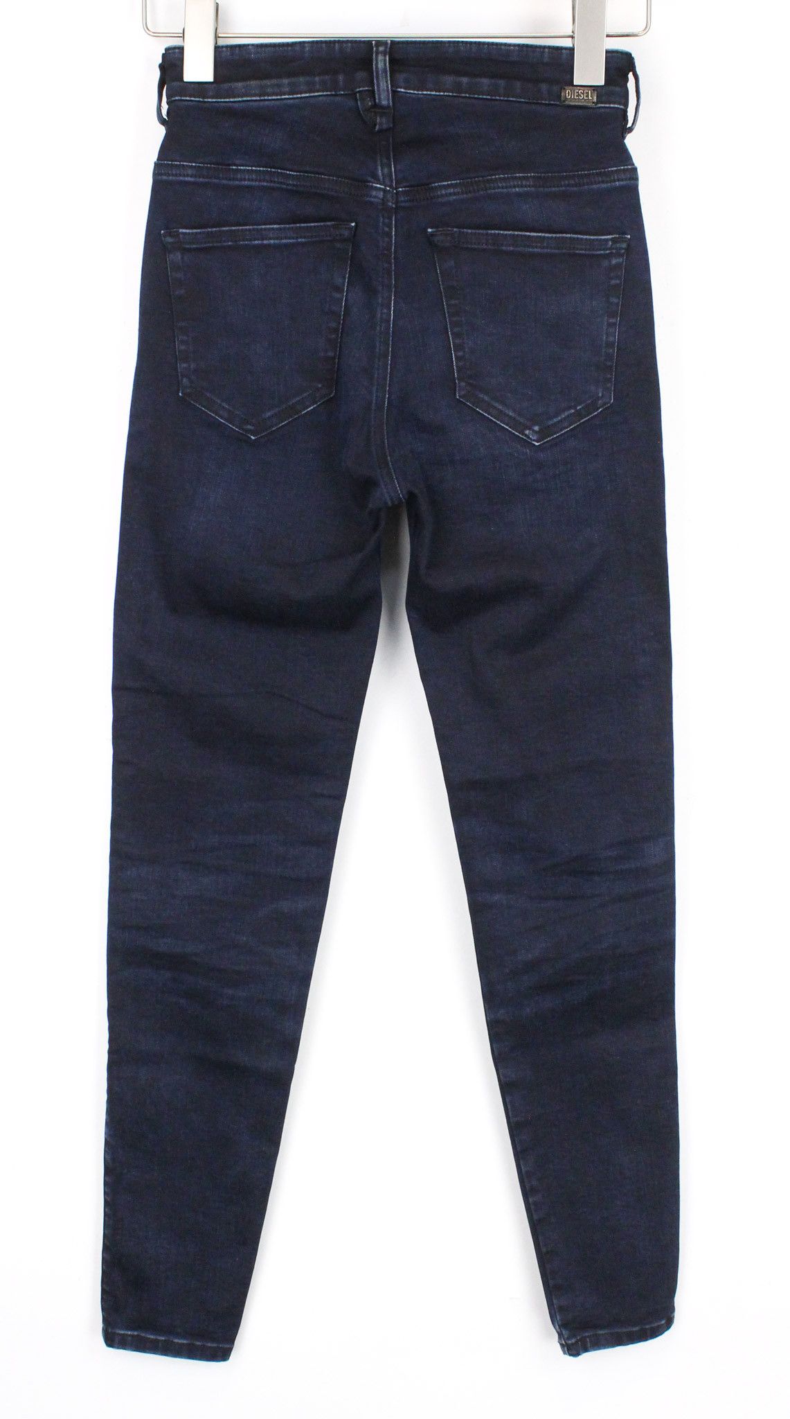 Diesel SLANDY-HIGH 082AU W24/L32 Dark Blue Stretch Jeans 69739 Size 24" / US 00 / IT 34 - 2 Thumbnail