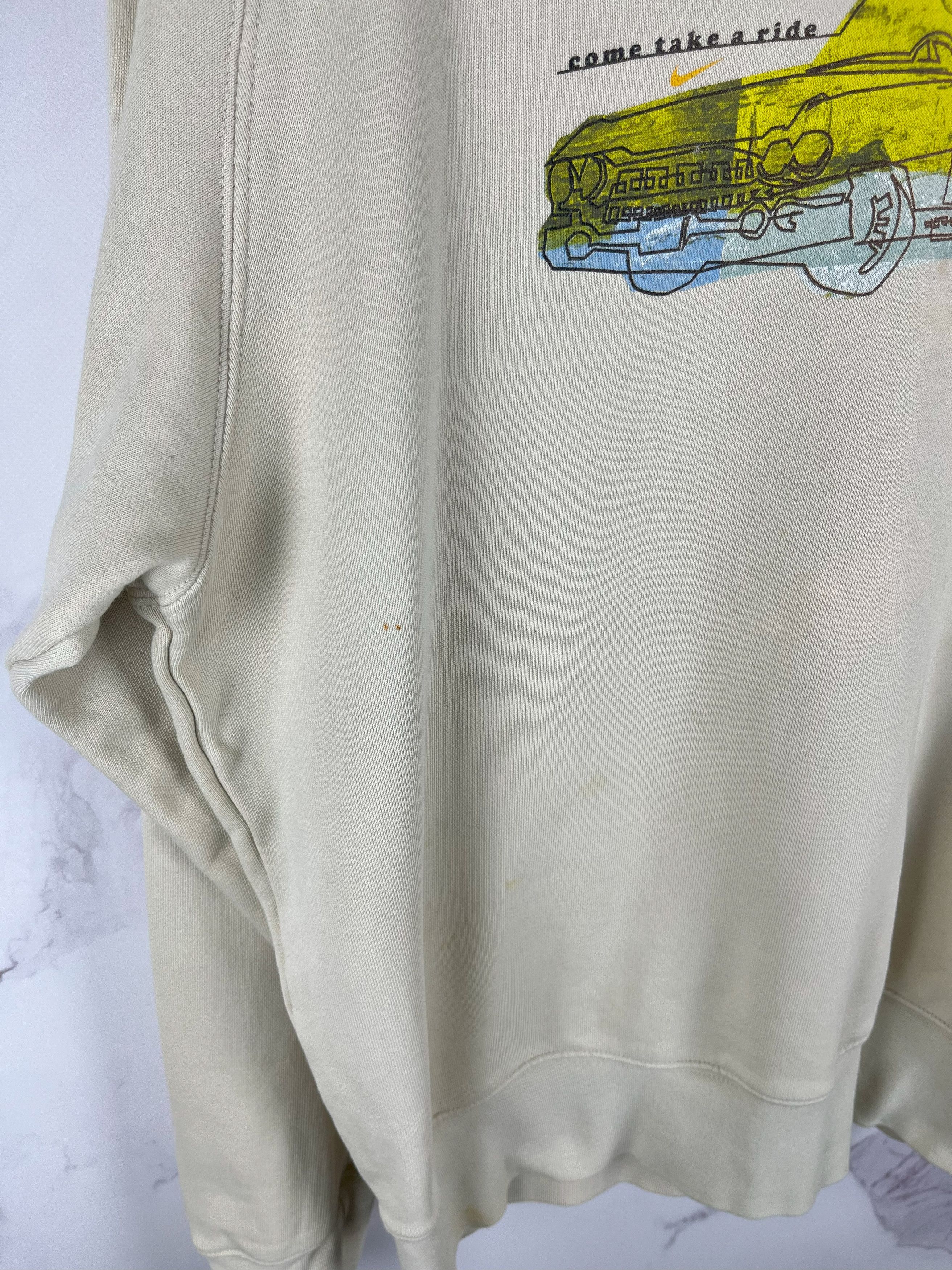 Nike Vintage Nike Car Logo Sweatshirt "Come Take A Ride" Size M Size US M / EU 48-50 / 2 - 8 Thumbnail