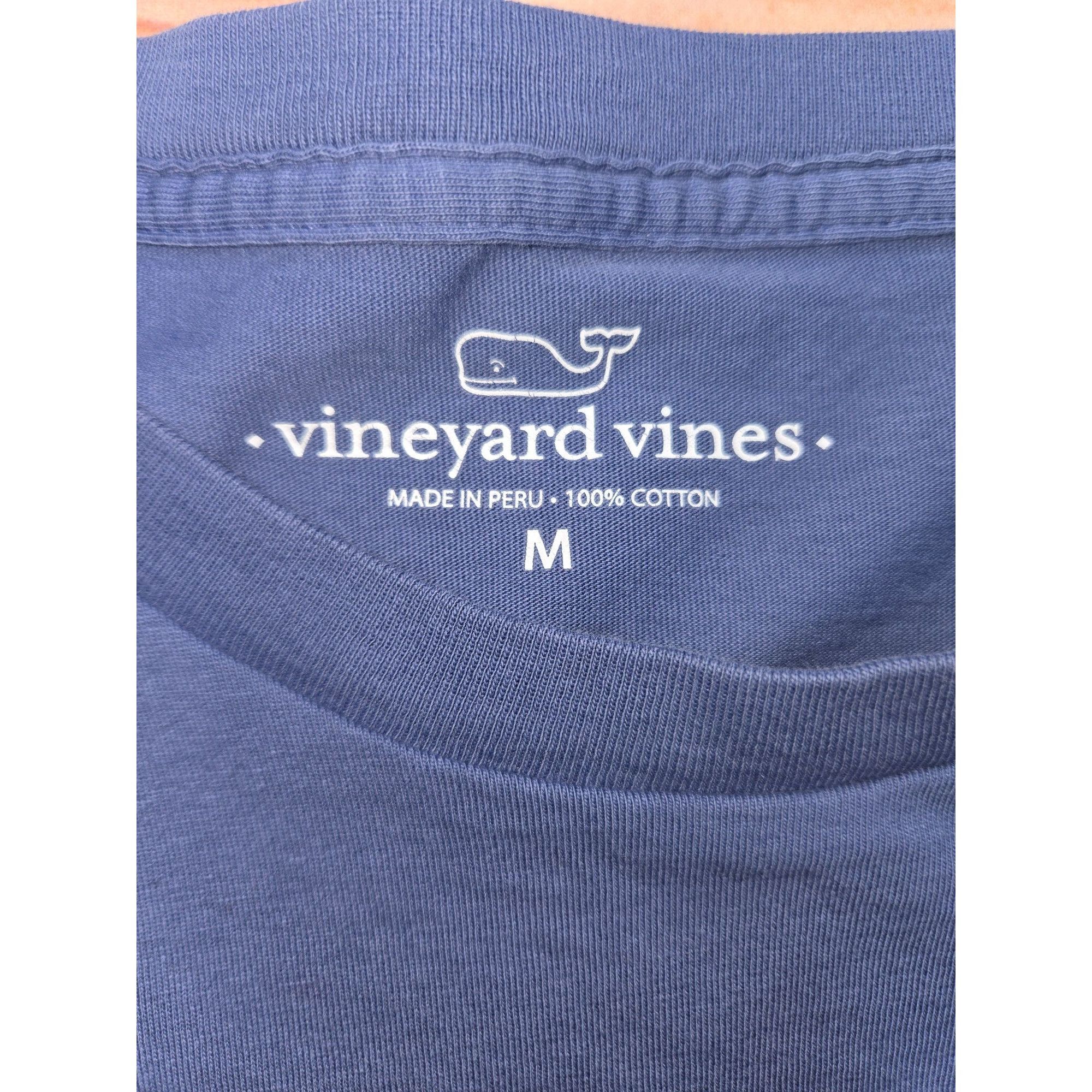 Vineyard Vines Vineyard Vines Mens Blue Long Sleeve Pocket T-Shirt Whale Lo Size US M / EU 48-50 / 2 - 4 Thumbnail