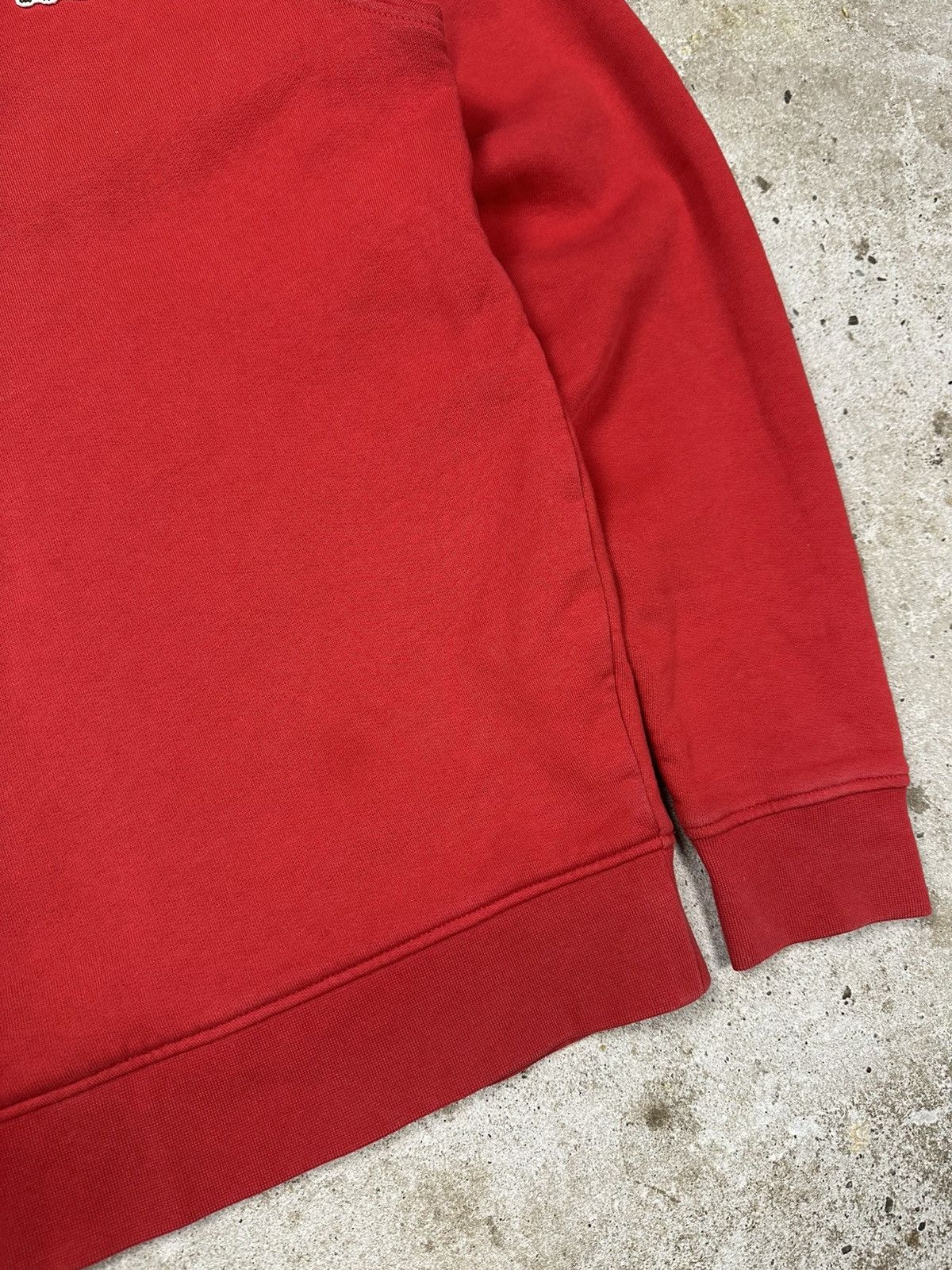 Lacoste × Vintage Vintage Y2K Lacoste Red Crewneck Jumper Small Logo Size US S / EU 44-46 / 1 - 3 Thumbnail