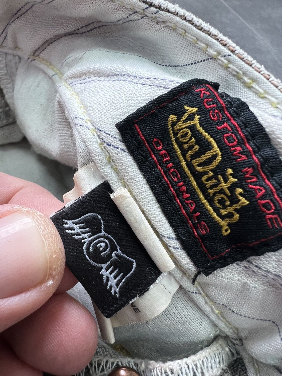 Vintage × Von Dutch Crazy Vintage Y2K Von Dutch Cargo Pants Skater Opium Size US 31 - 9 Thumbnail