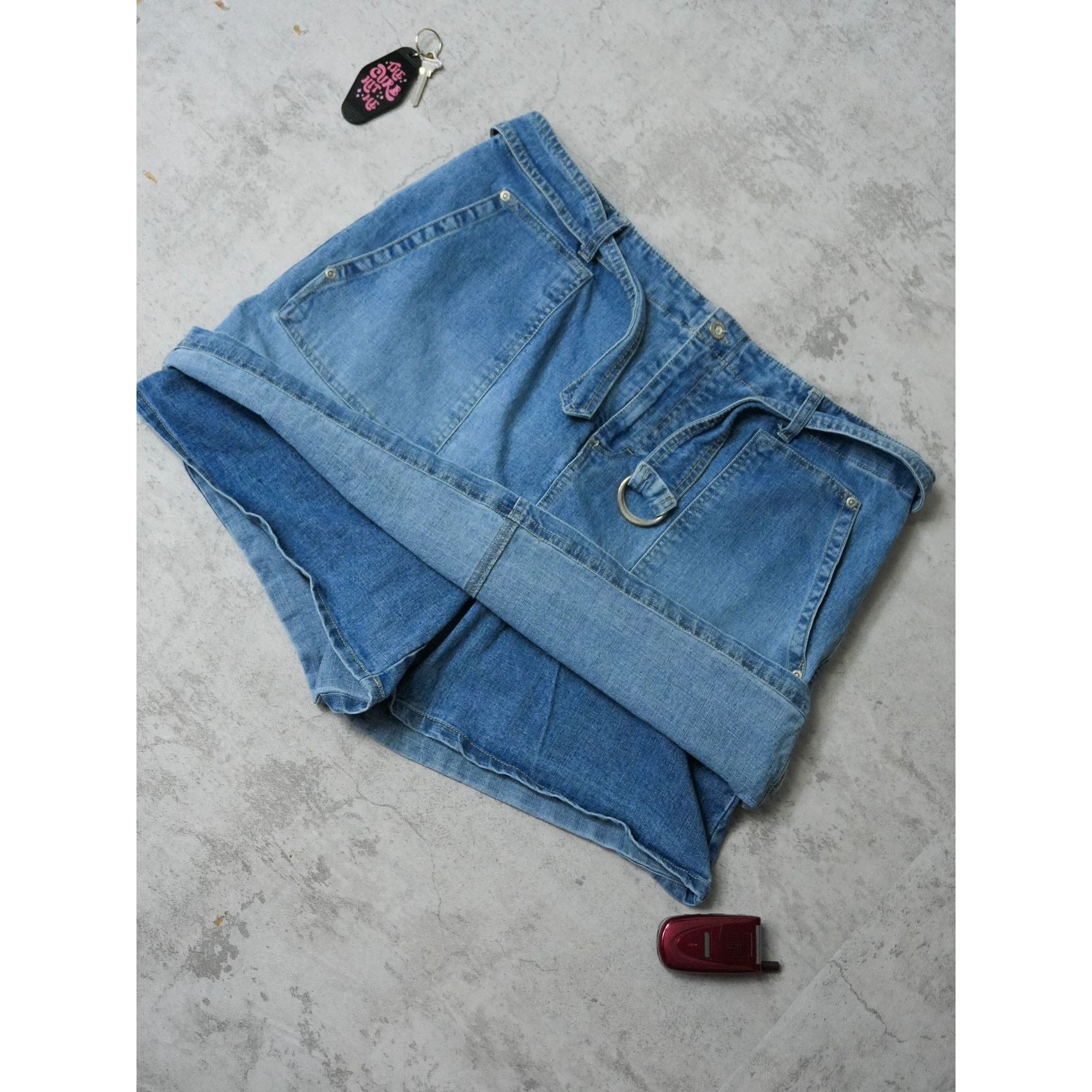 Other Y2k Grace Vanderbilt Denim Skirt Size 36" / US 14 / IT 50 - 2 Thumbnail