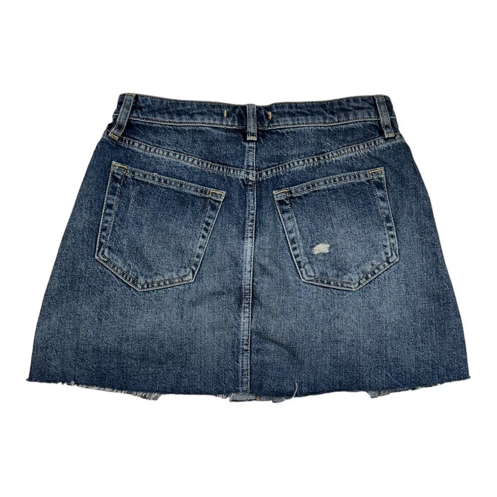 Free People Free People l Button Fly A-Line Mini Skirt Size 27 Size 27" / US 4 / IT 40 - 3 Thumbnail