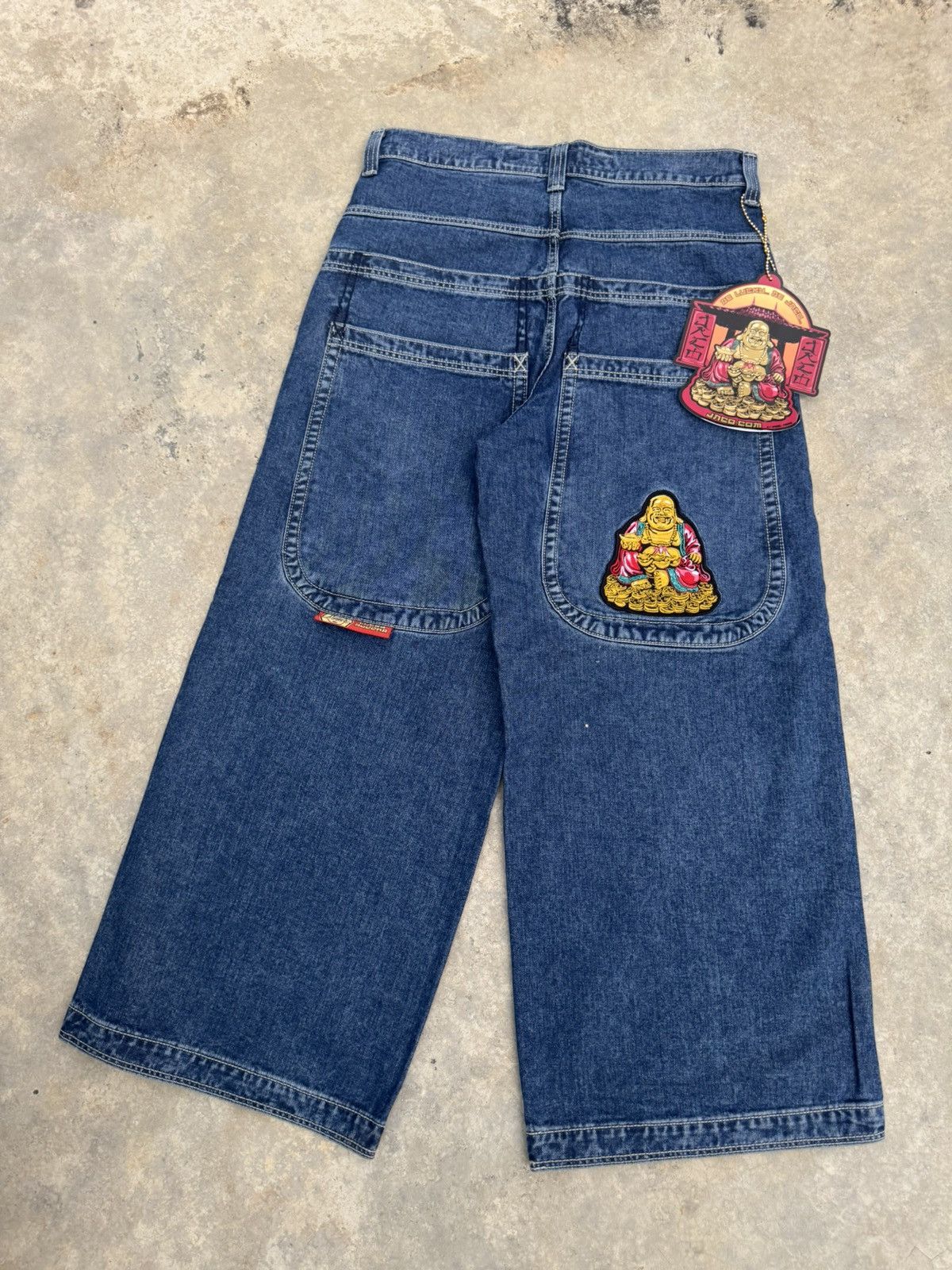 JNCO JNCO BRAND NEW BUDDHA JEANS WIDELEG 2025 Size US 37 - 1 Thumbnail