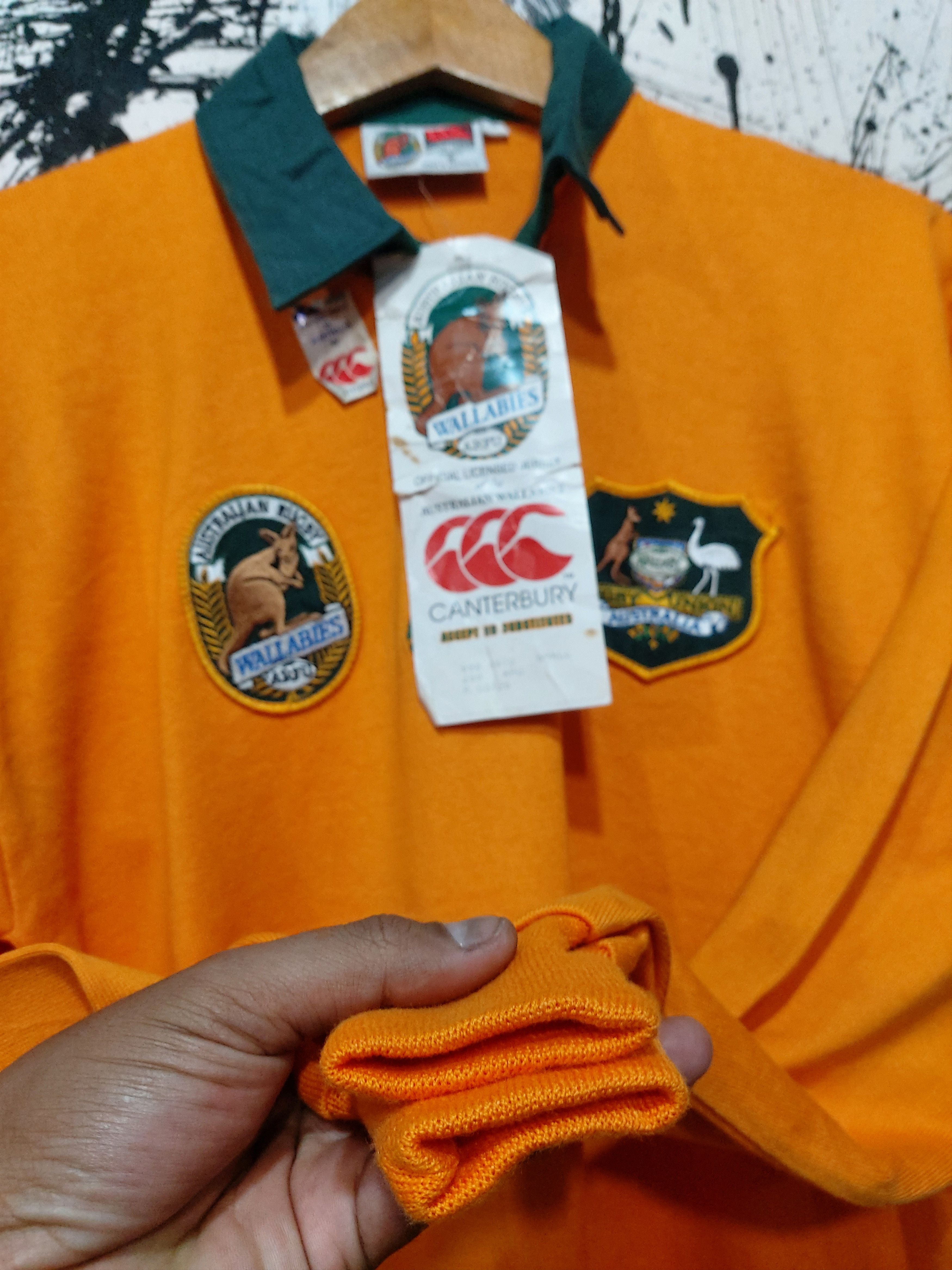 Canterbury of New Zealand CANTERBURY WALLABIES AUSTRALIA UNION RUGBY SHIRT Size US S / EU 44-46 / 1 - 5 Thumbnail