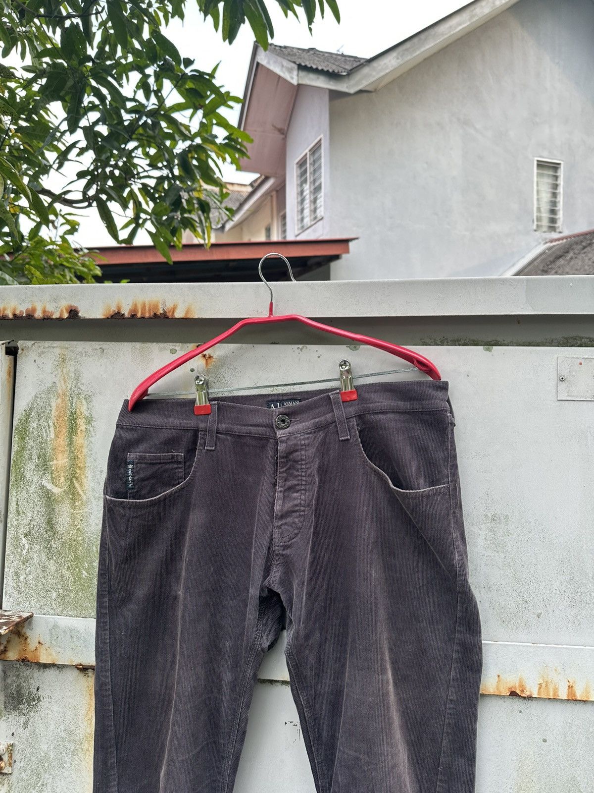 Armani 👹Armani Jeans Straight Cut Corduroy Jeans Size US 32 / EU 48 - 6 Thumbnail
