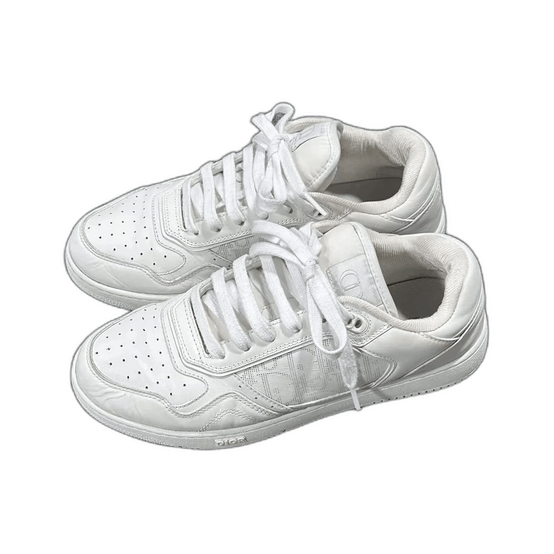 dior white lowtop sneakers