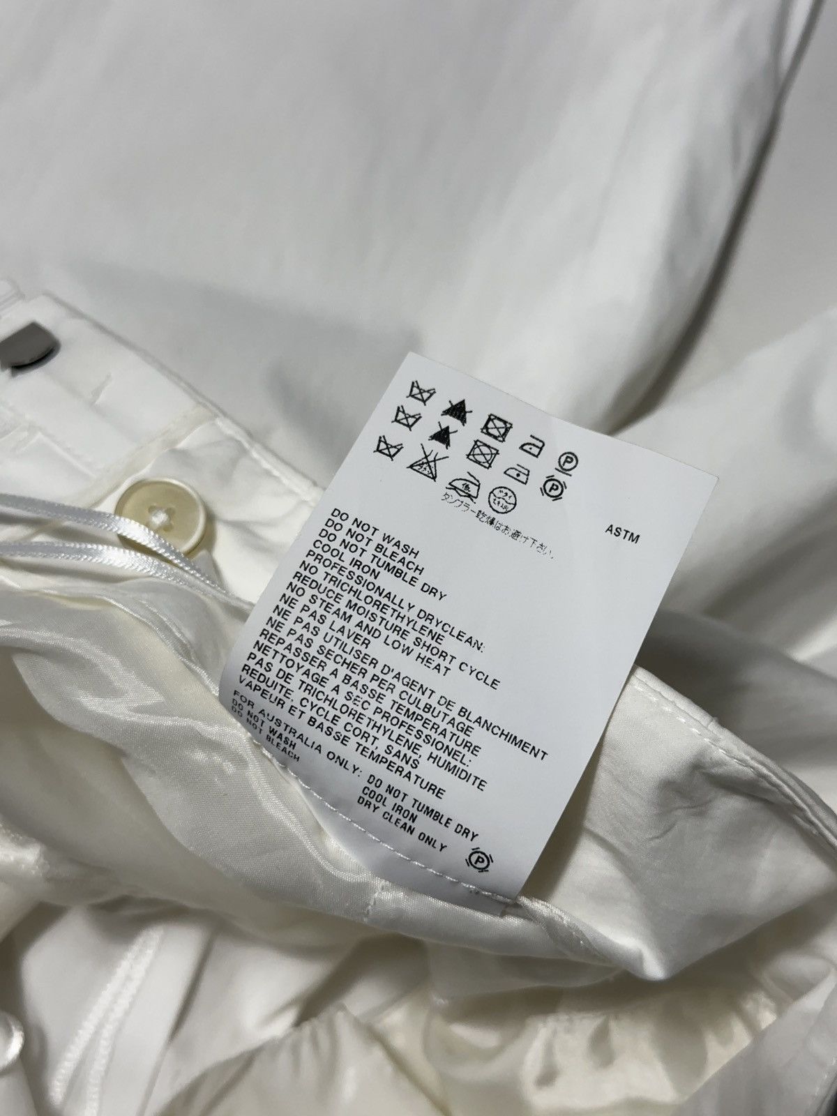 Jil Sander Jil Sander Snow White Cotton Chino Trousers Size 25" / US 0 / IT 36 - 10 Thumbnail