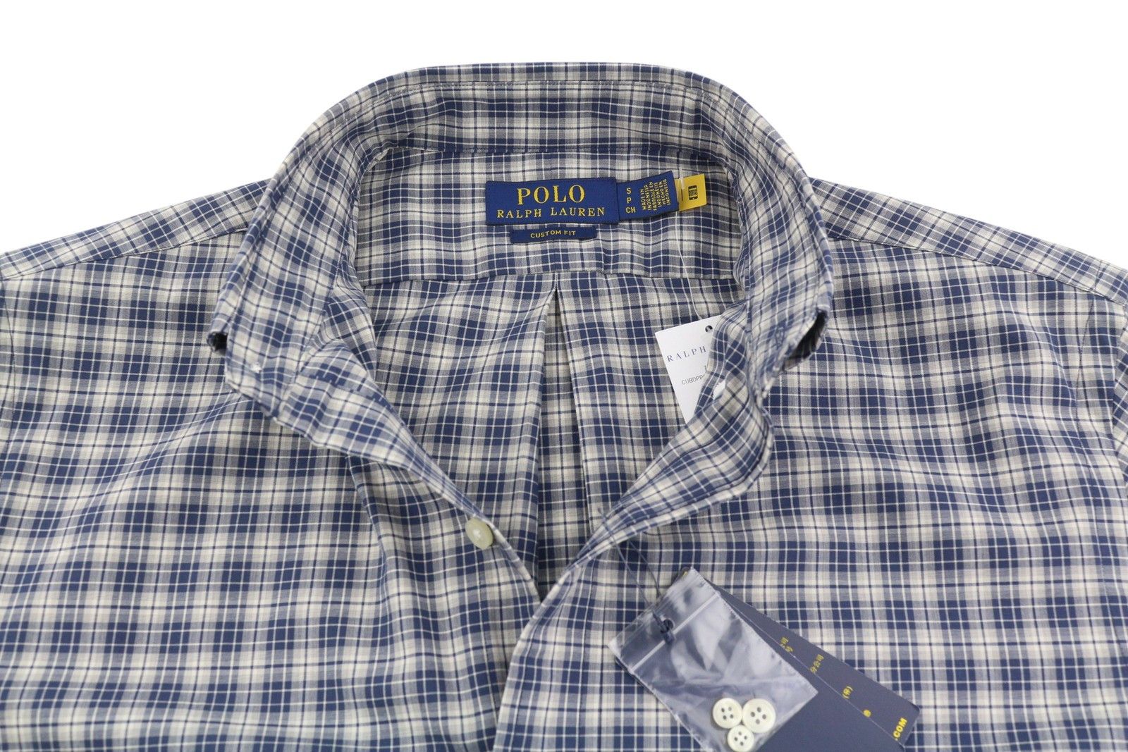Ralph Lauren S Stretch Custom Fit Plaid Button-Down Logo 87011 Size US S / EU 44-46 / 1 - 4 Thumbnail