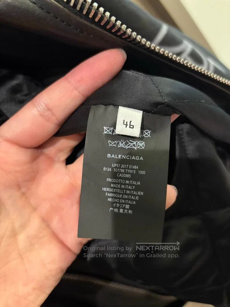 Balenciaga Balenciaga Leather Jacket Size US S / EU 44-46 / 1 - 9 Thumbnail