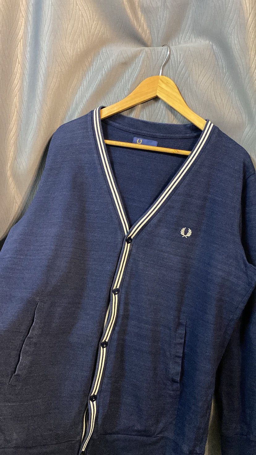 Designer × Fred Perry FRED PERRY CLASSIC CARDIGAN JAPAN LARGE Size US L / EU 52-54 / 3 - 3 Thumbnail