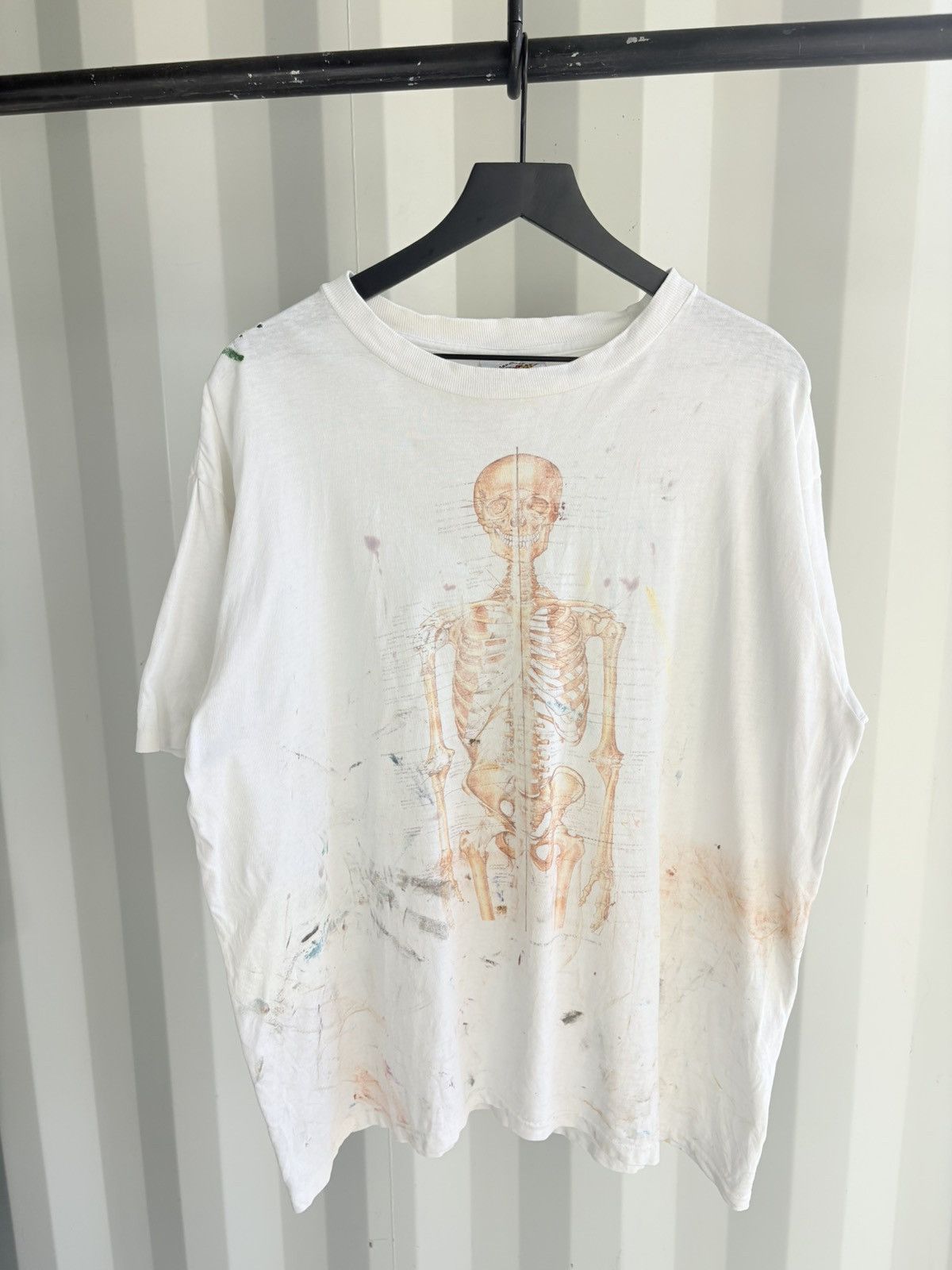 Vintage Vintage Kurt Kobain Anatomy Shirt Thrashed Faded Grunge Size US XL / EU 56 / 4 - 1 Thumbnail