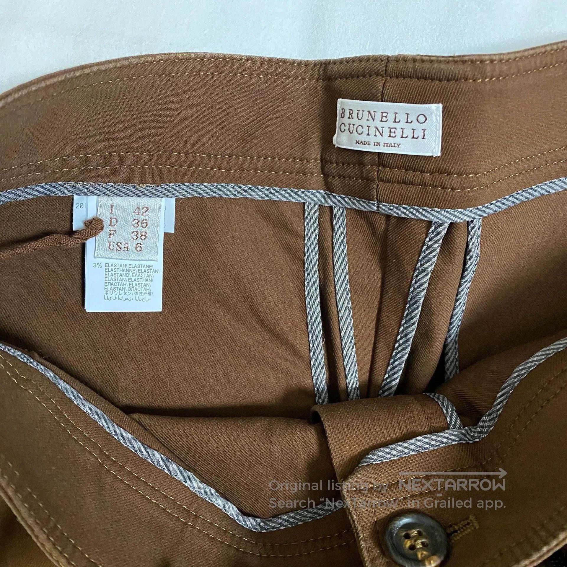 Brunello Cucinelli Brunello Cucinelli Straight Casual Pants. Size US 29 - 2 Thumbnail