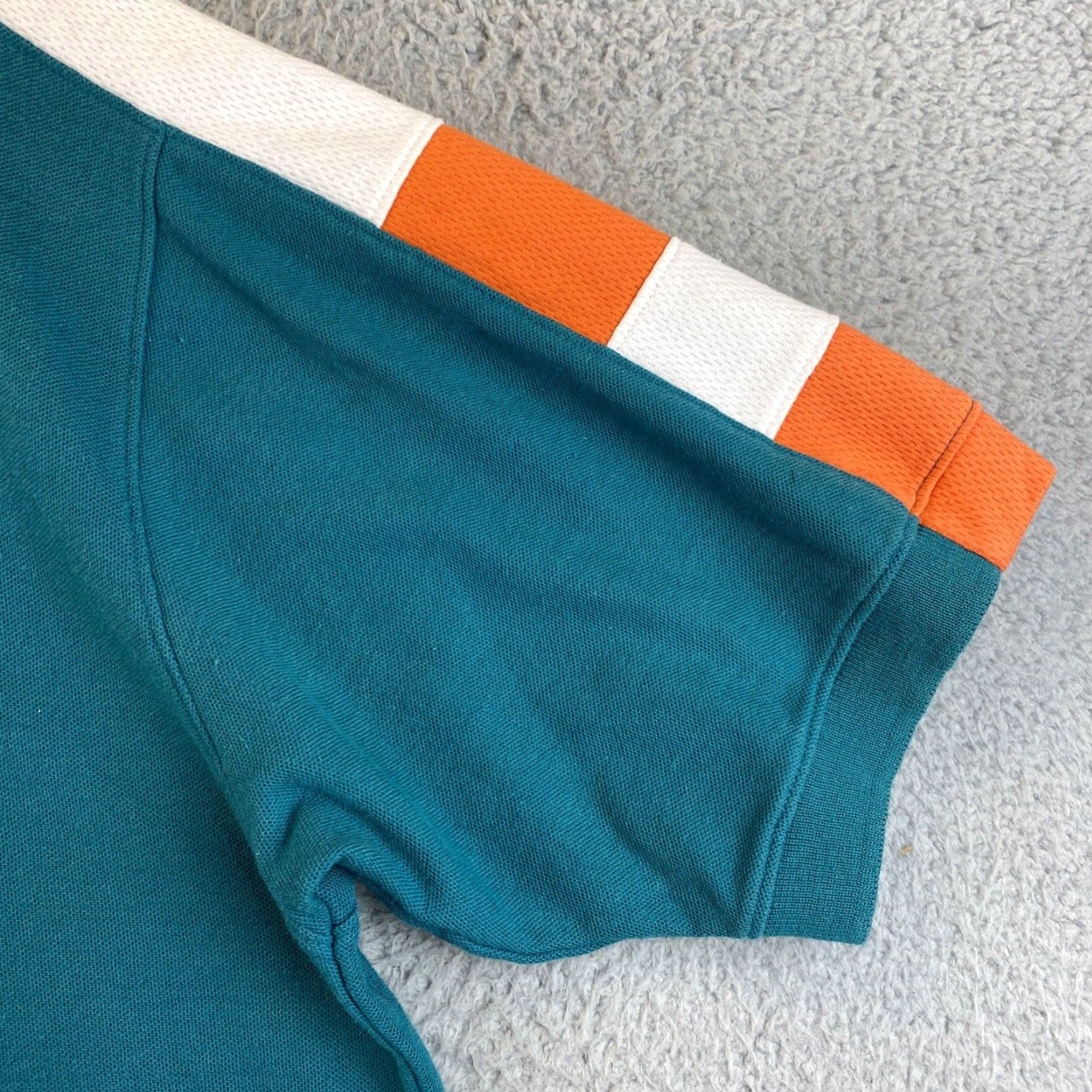 NFL VINTAGE NFL Miami Dolphins Polo Shirt Men Size L Green Embroidered Cotton 90s Sports Casual Size US L / EU 52-54 / 3 - 4 Thumbnail