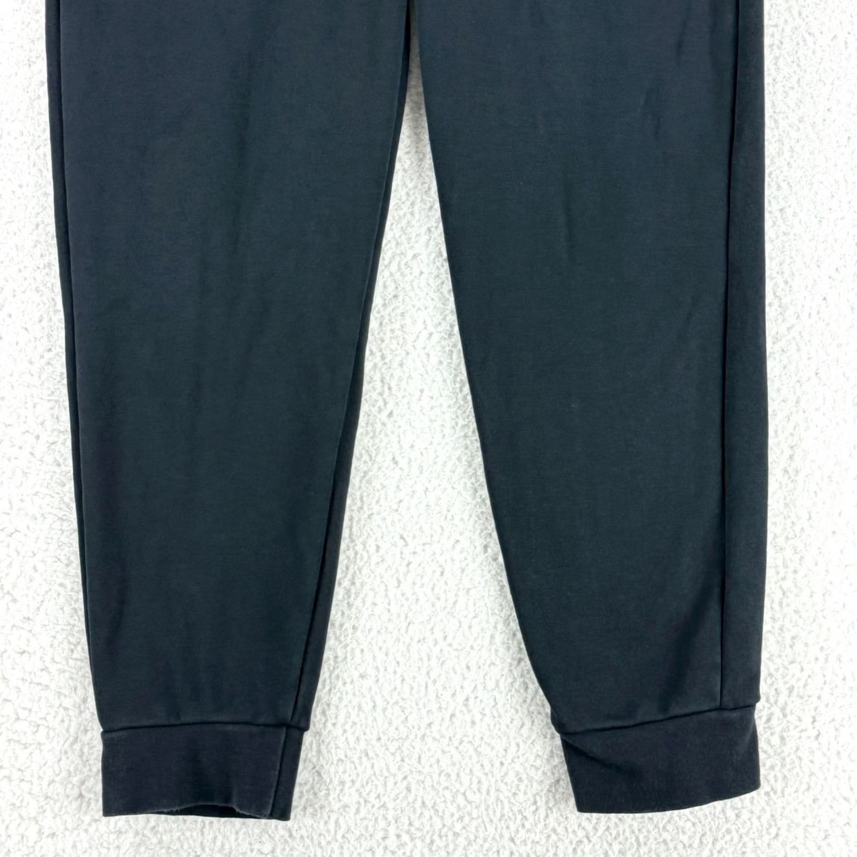 Nike Nike Air Jordan Jumpman Fleece Jogger Pants Mens Small Black Drawstring Athletic Size US 29 - 3 Thumbnail