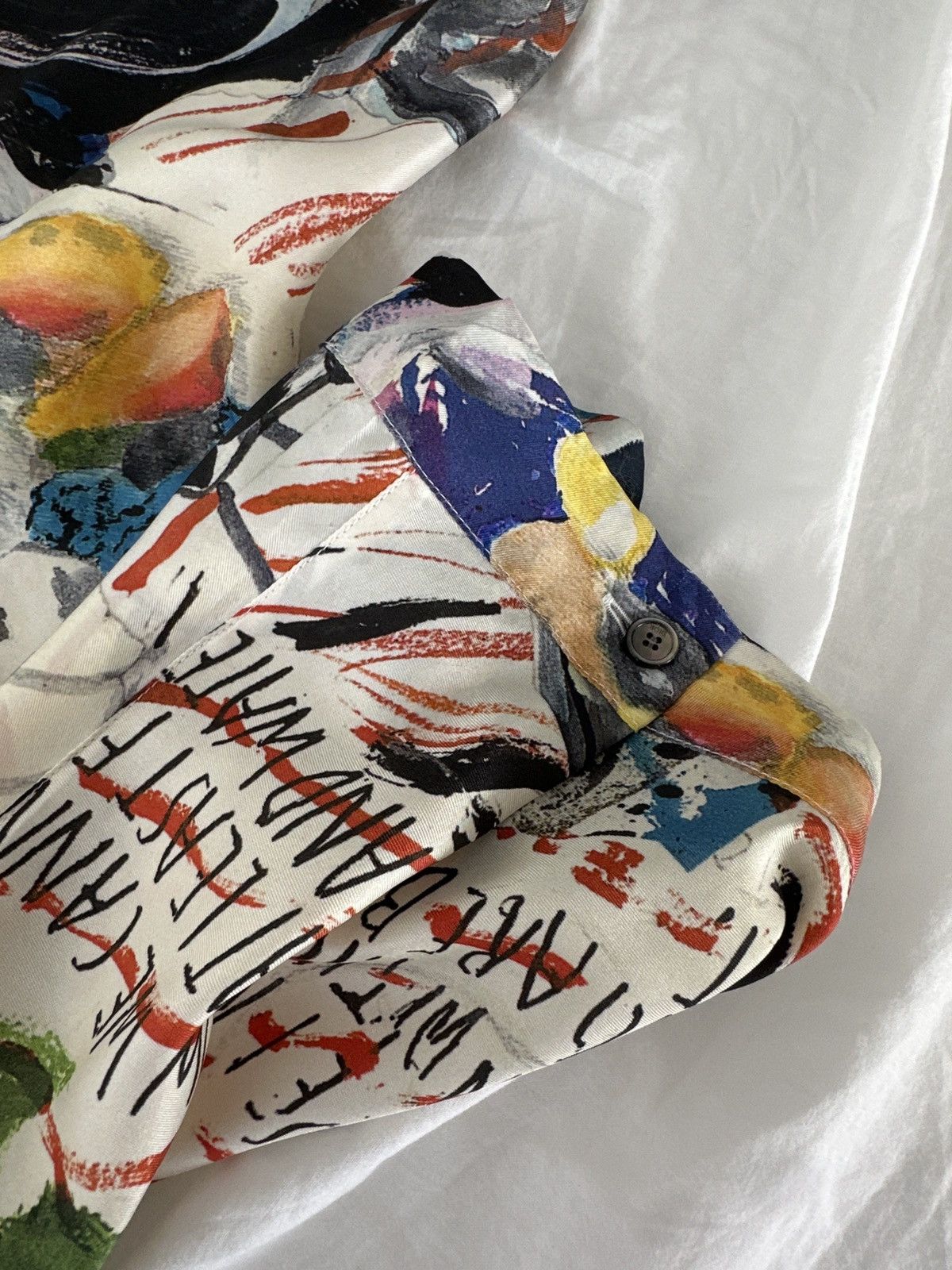 Dior Raymond Pettibon Silk Shirt Size US M / EU 48-50 / 2 - 4 Thumbnail