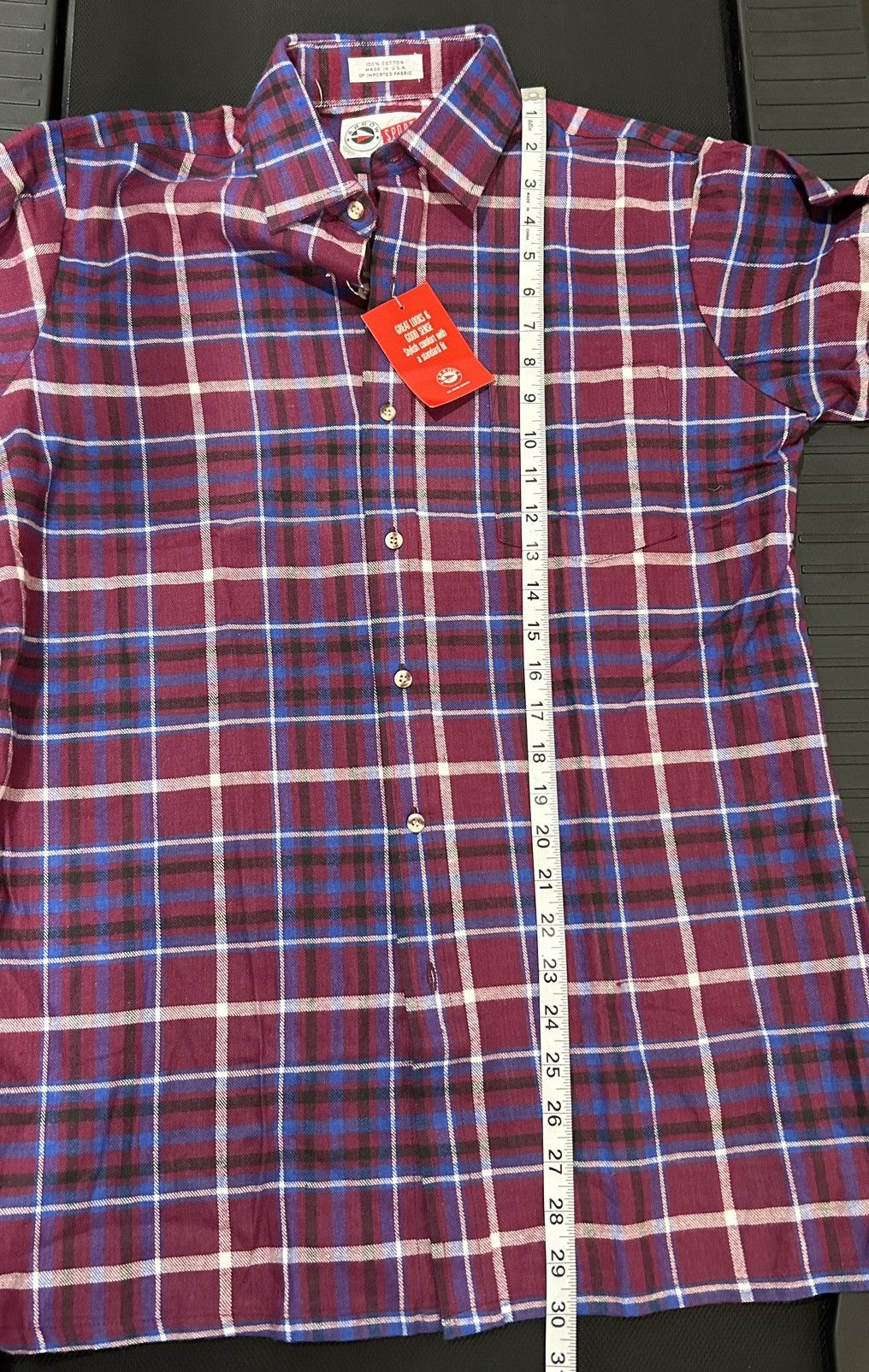 Arrow Vtg ARROW sport cotton flannel shirt NOS 80s rare USA preppy Size US M / EU 48-50 / 2 - 6 Thumbnail