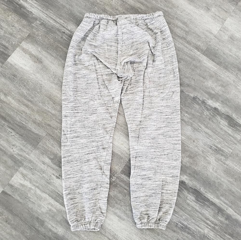 Designer Grey Black Heathered VS Banded Sweats Size 26" / US 2 / IT 38 - 2 Thumbnail