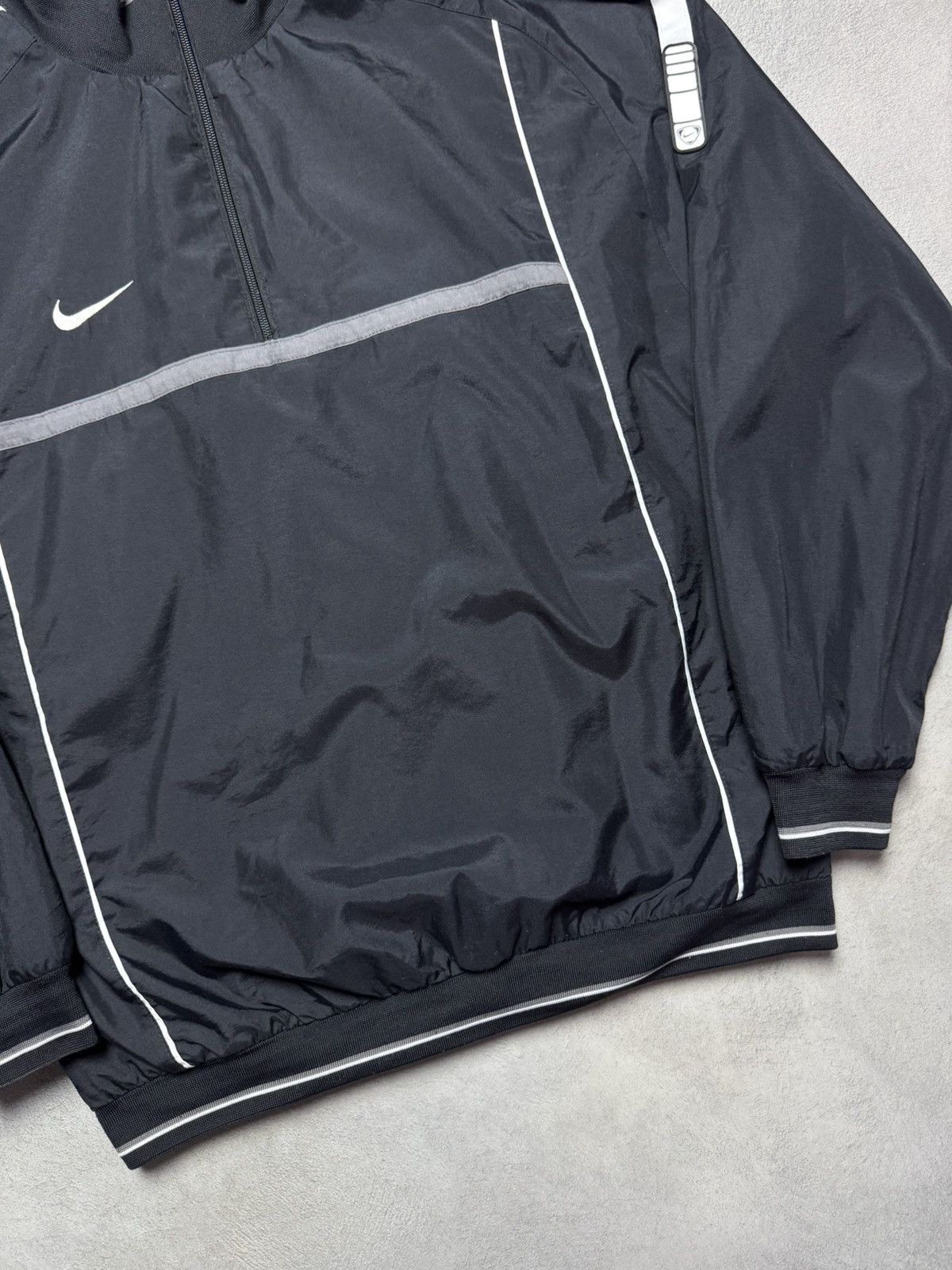 Nike Nike Vintage 1/4 Zip Nylon Reversible Sweatshirt Small Logo Size US L / EU 52-54 / 3 - 6 Thumbnail