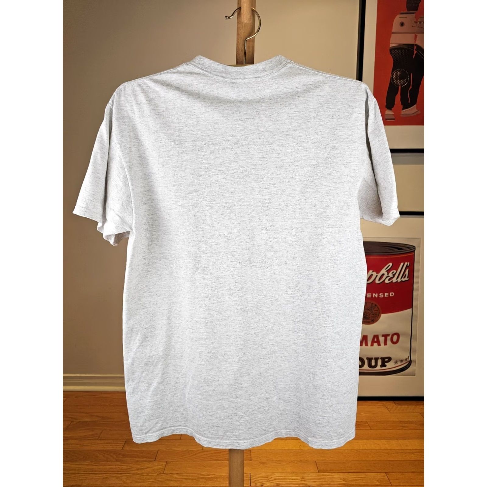 Jerzees VINTAGE 96' STEELERS VS COWBOYS SUPER BOWL SHOWDOWN SINGLE STITCH GRAY T-SHIRT L Size US L / EU 52-54 / 3 - 7 Thumbnail