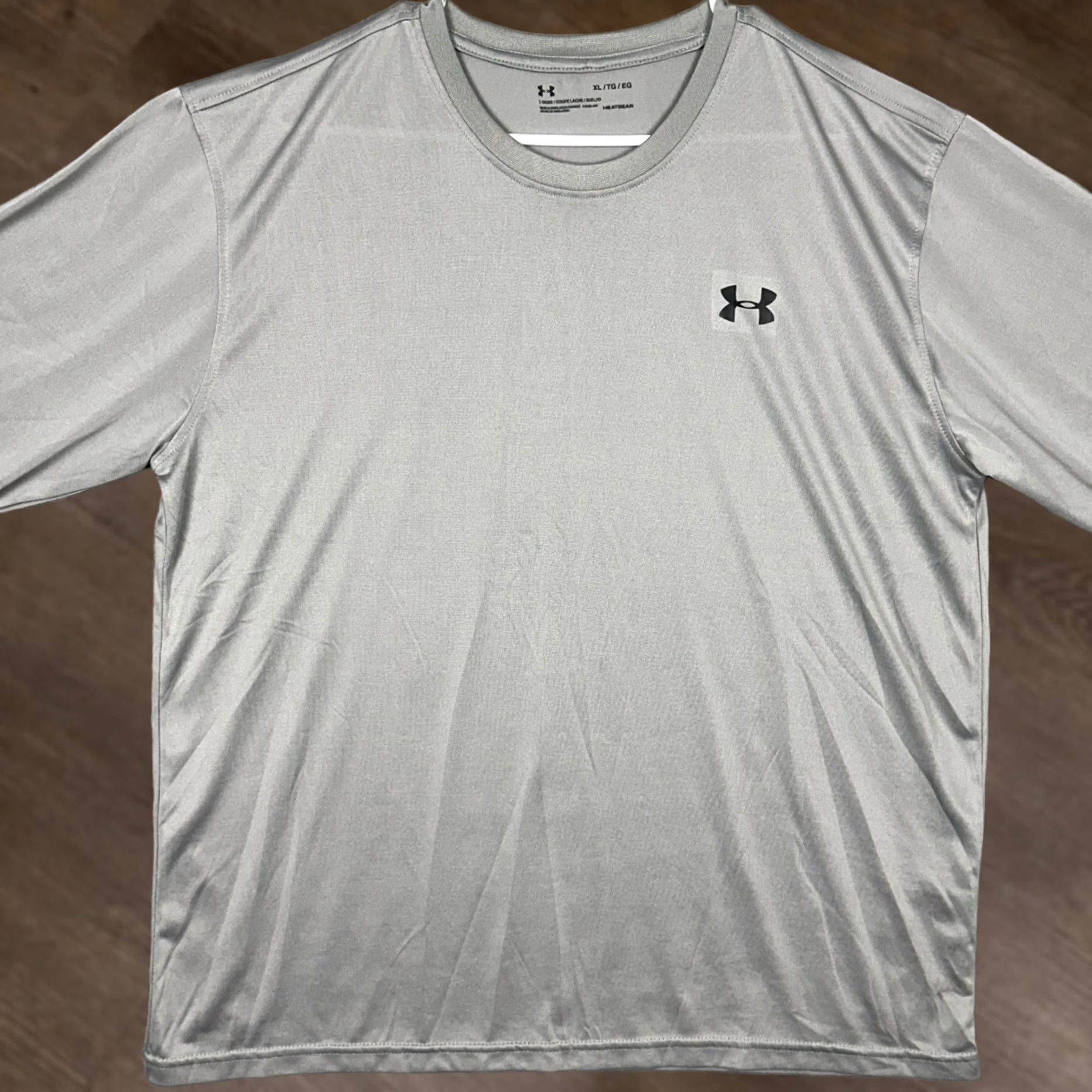 Under Armour Under Armour Shirt Mens XL Grey HeatGear Long Sleeve Crew Neck Activewear Top Size US XL / EU 56 / 4 - 1 Thumbnail