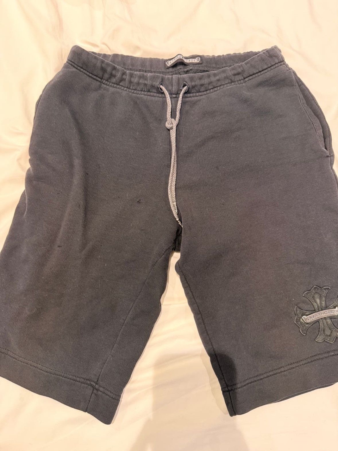 Chrome Hearts Vintage Cross Leather Patch Shorts Size US 34 / EU 50 - 1 Thumbnail