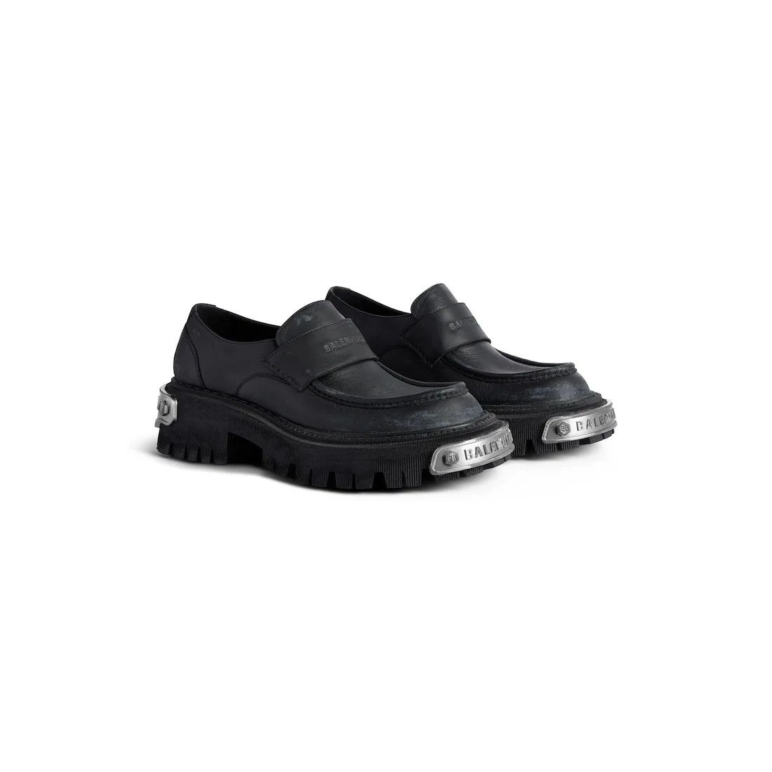 Balenciaga o1w1db10526 Tractor Loafers in Black Size US 10 / EU 43 - 2 Thumbnail