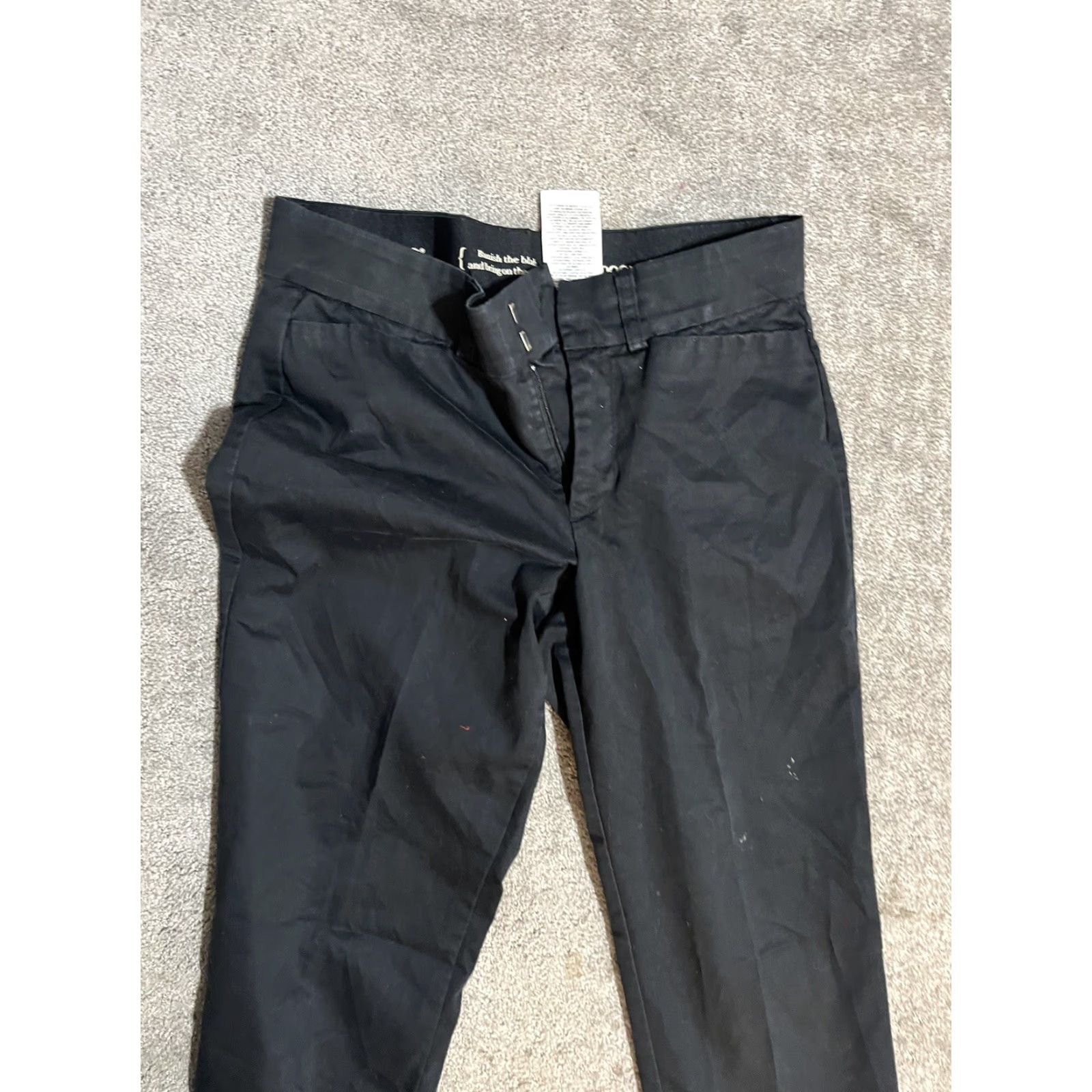 Dockers DOCKERS Women Capri Fit Cropped Pant Black Size 6 Capri Pants Womens Straight Leg Crop 6 Black Size 28" / US 6 / IT 42 - 2 Thumbnail