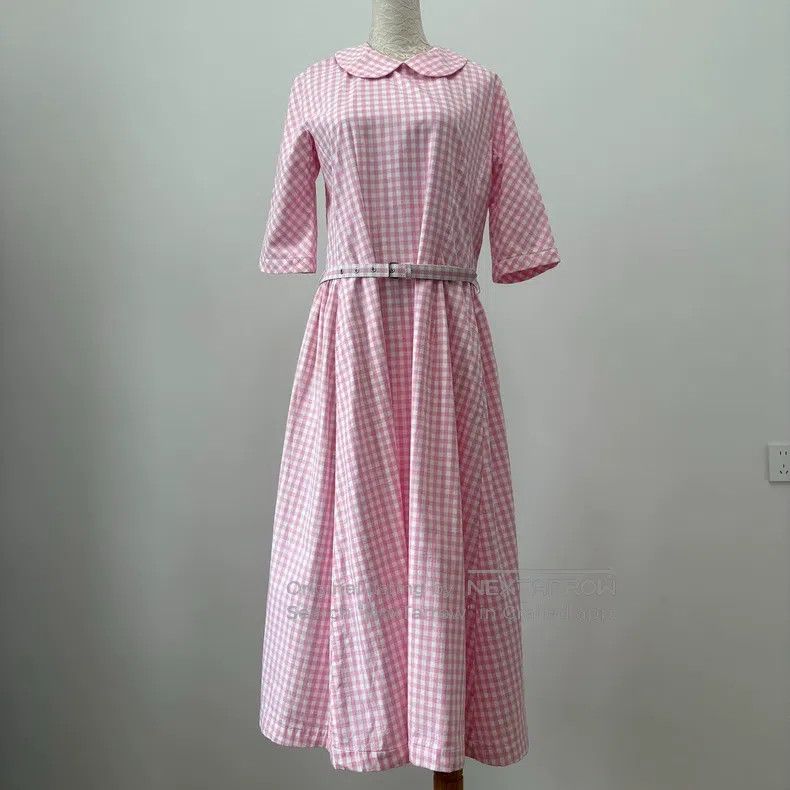 Comme des Garcons Comme Des Garcons Retro pink and white plaid stand collar Size S / US 4 / IT 40 - 6 Thumbnail