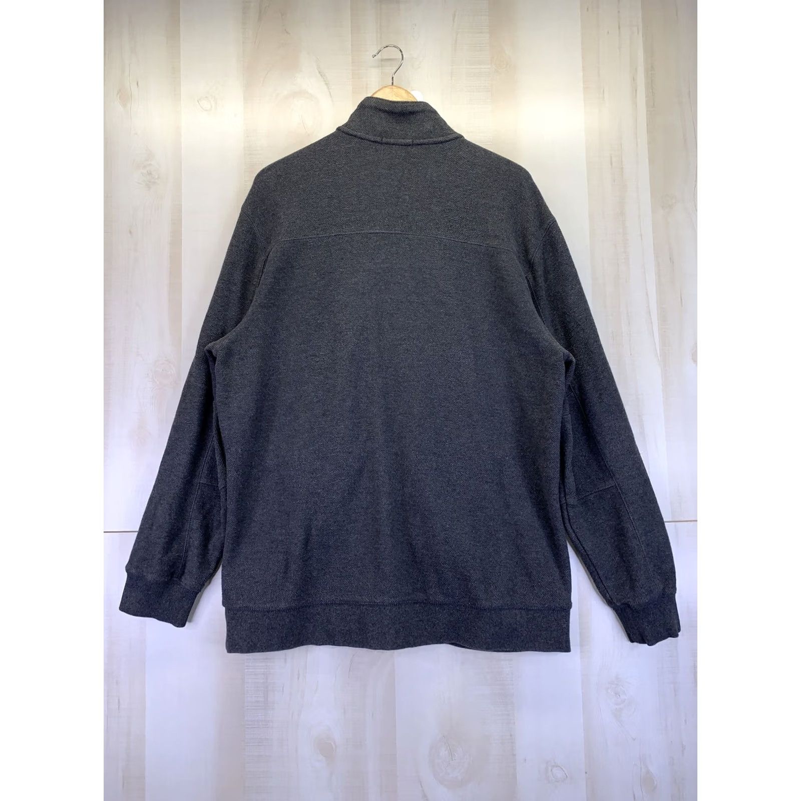 Calvin Klein Calvin Klein Mens Cotton Gray Knit Full Zip Sweater Jacket-XL-8170 Size US XL / EU 56 / 4 - 4 Thumbnail
