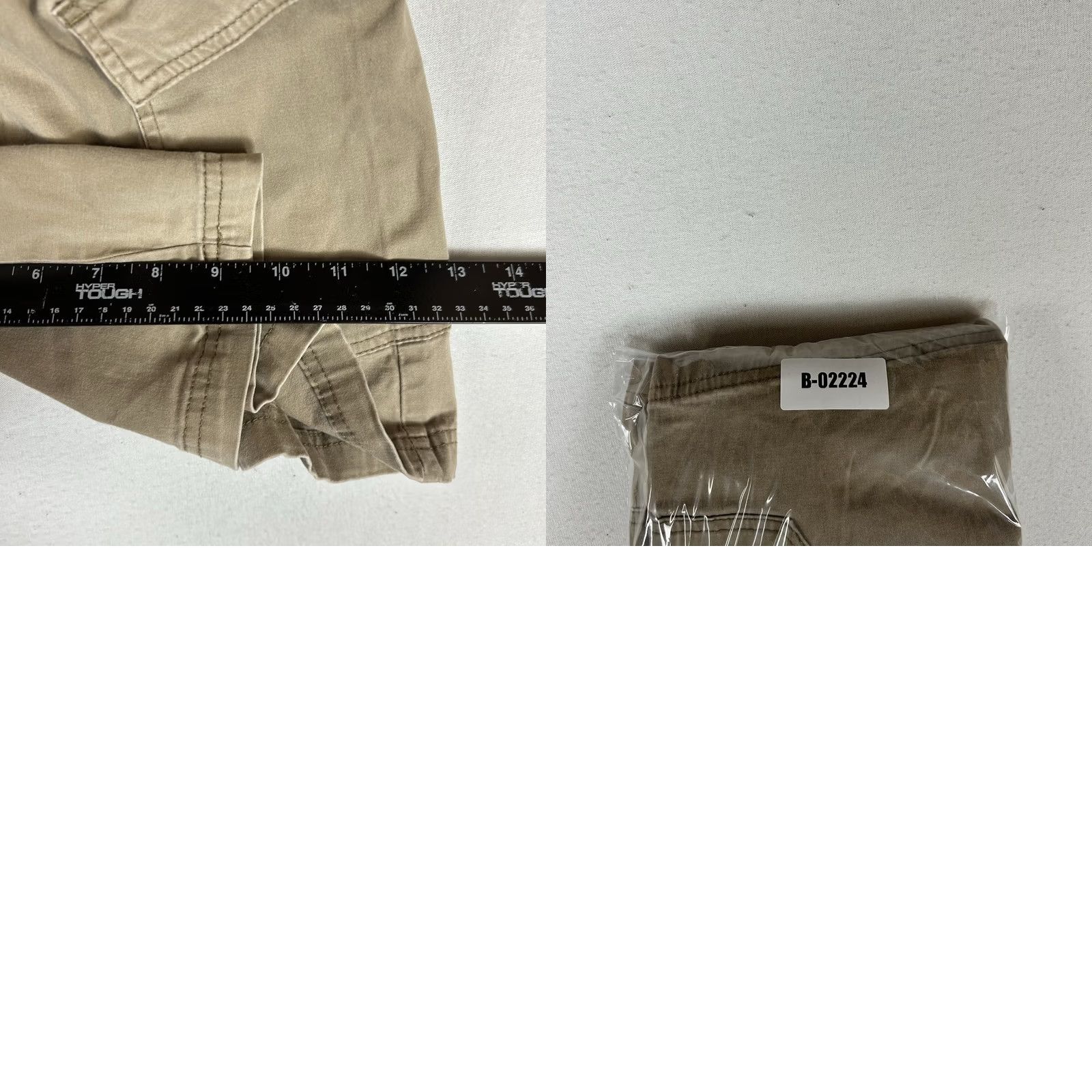 Lee Lee Cargo Shorts Mens 46 Beige Tan High Rise 9in Inseam Pockets Stretch Casual Golf Summer Spring Fall Size US 30 / EU 46 - 8 Thumbnail