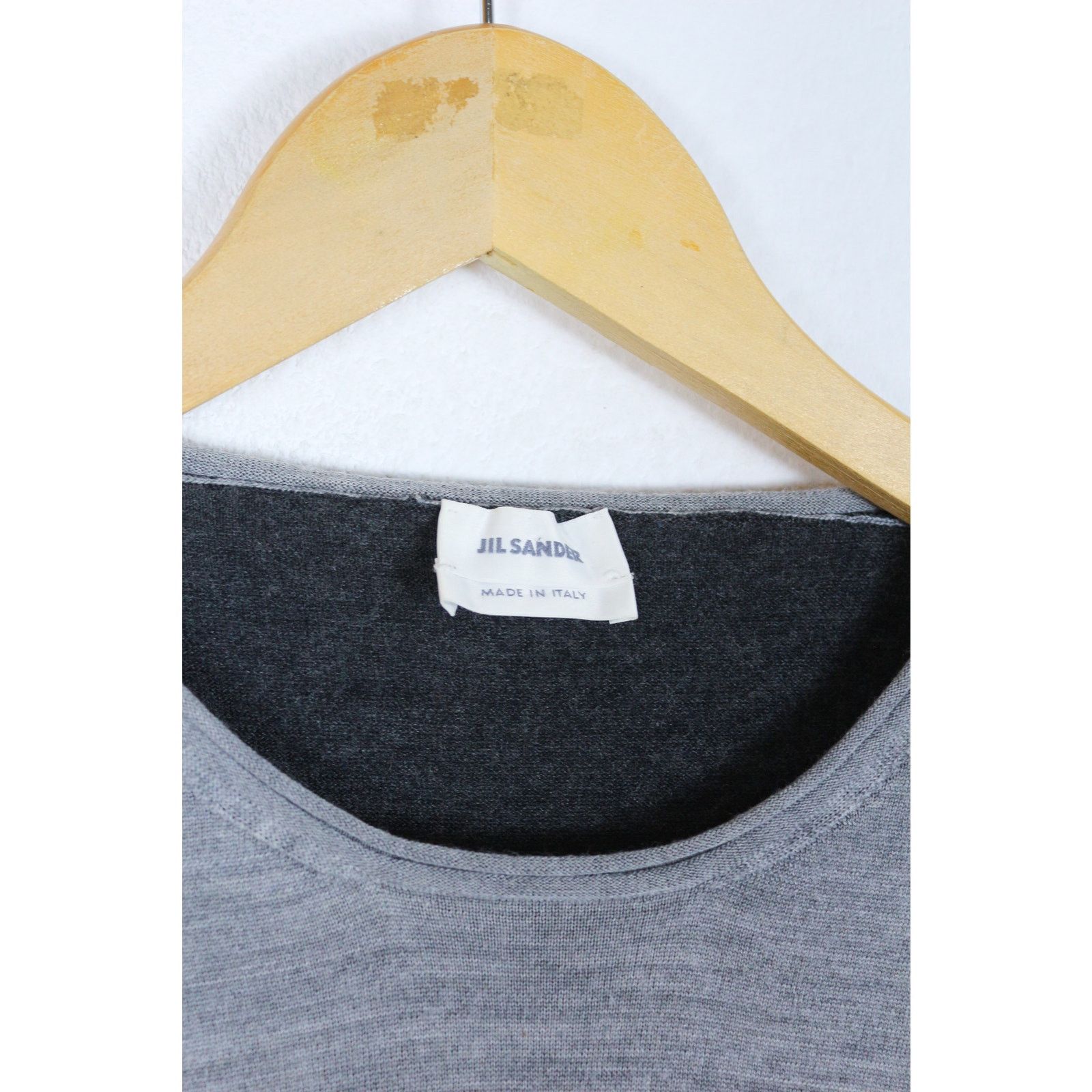 Jil Sander Archive Jil Sander by Raf Simons Wool Silk Tee T-shirt Size US L / EU 52-54 / 3 - 3 Thumbnail