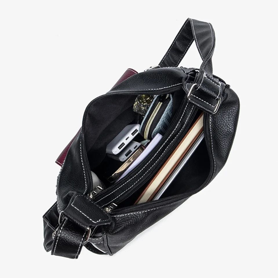 Japanese Brand × Vintage Vintage Messenger Y2K PU Leather Bag Size ONE SIZE - 6 Thumbnail