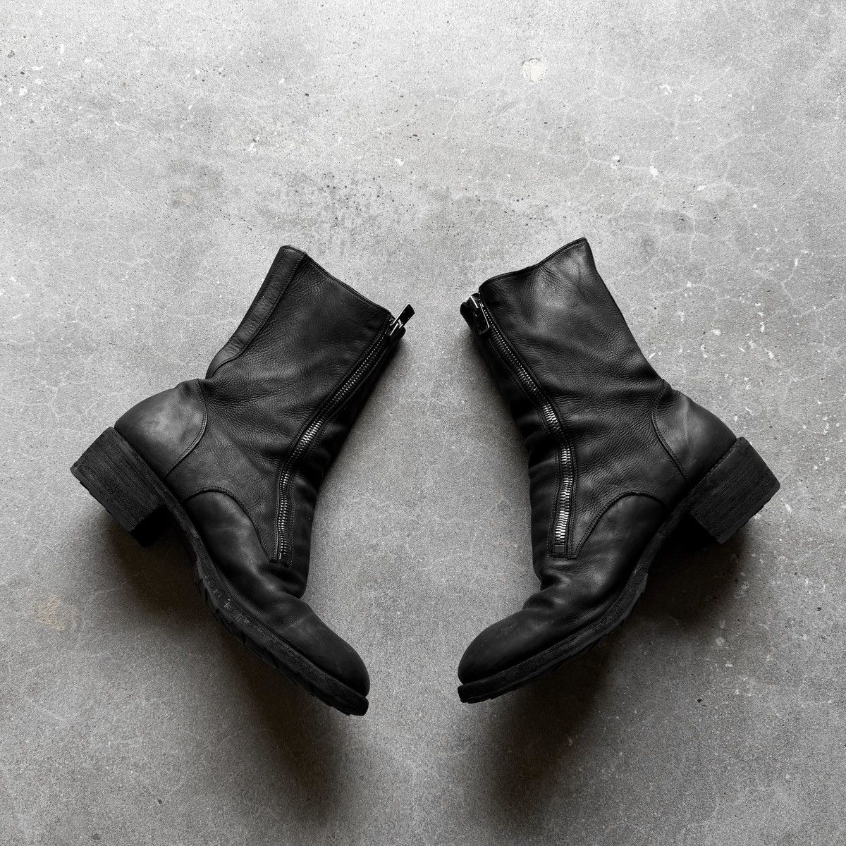 Guidi Guidi x Yohji Yamamoto 788SZ_Y Leather Zip Boots Size US 11 / EU 44 - 6 Thumbnail