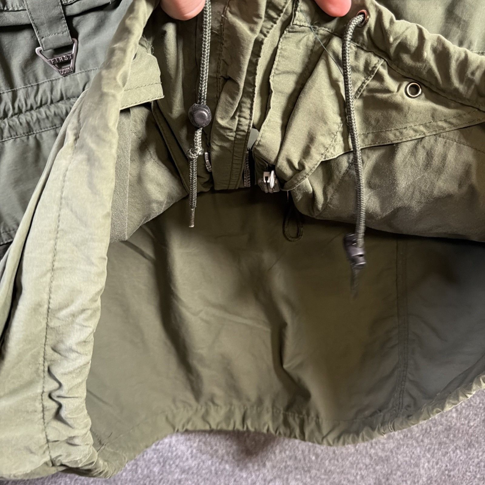 Vintage Vintage First Down Jacket Mens Large Green 90s Military Gorp Size US L / EU 52-54 / 3 - 7 Thumbnail