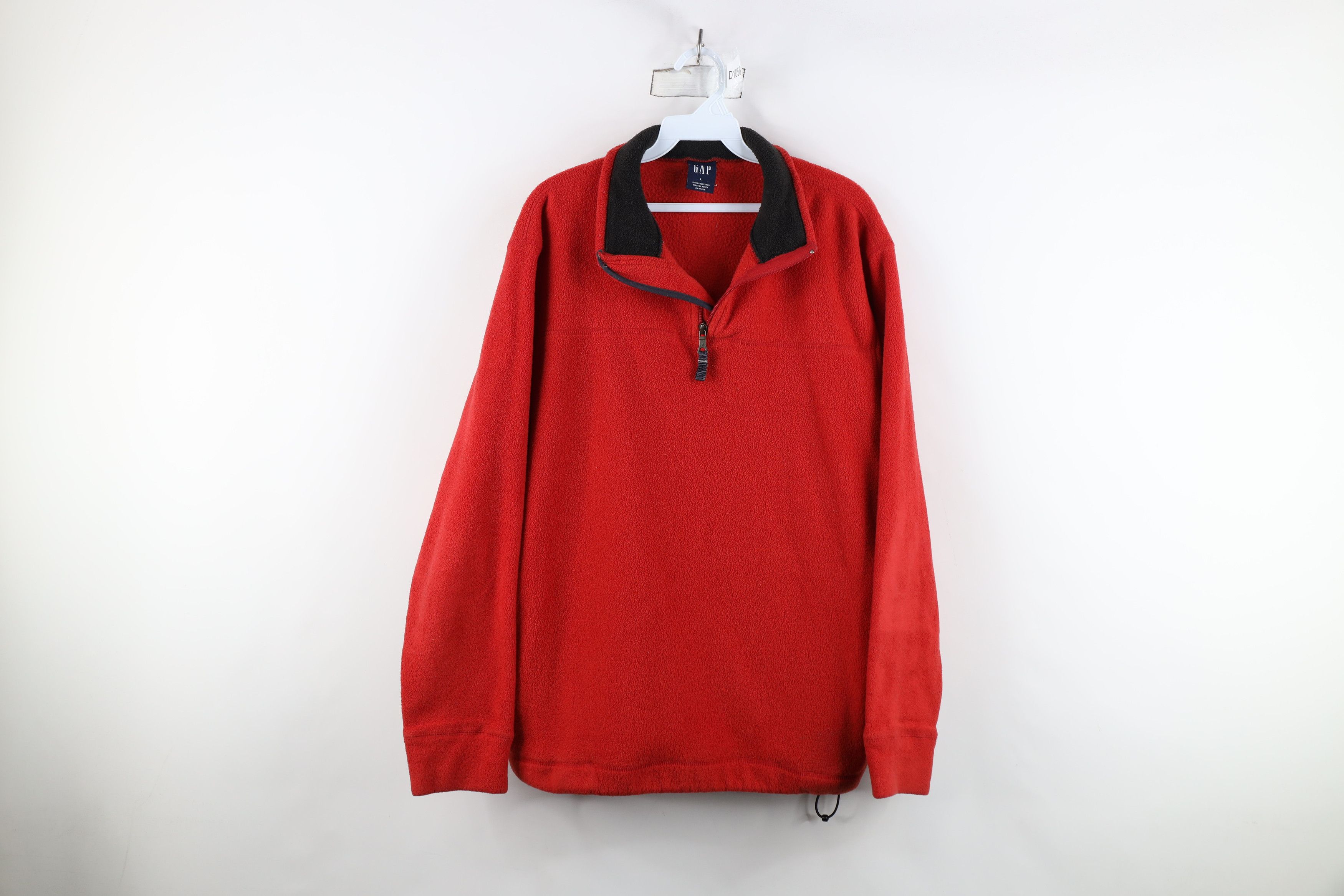 Gap × Vintage Vintage 90s Y2K Gap Heavy Half Zip Fleece