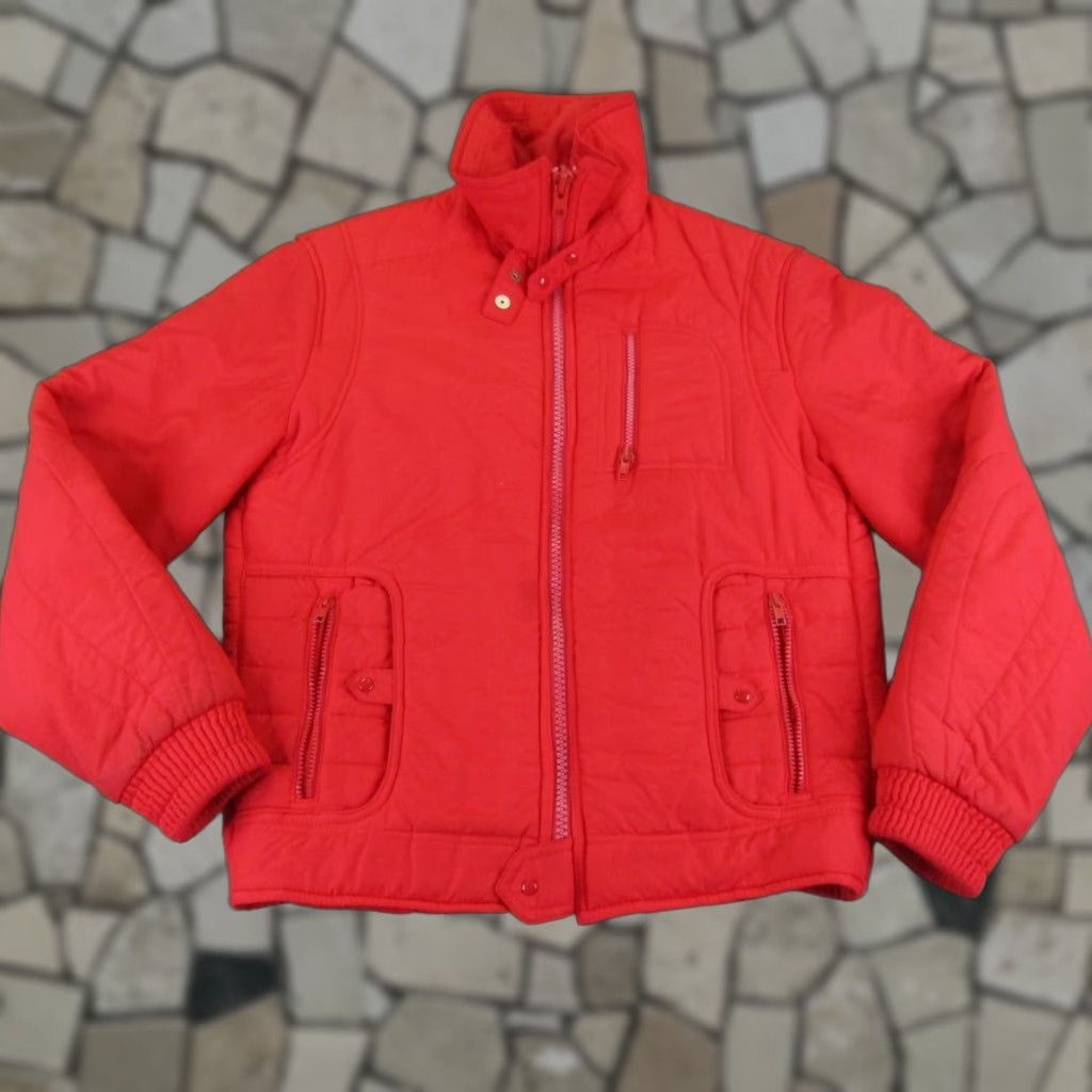 Burton VINTAGE Fusalp Jacket Womens XL Red Puffer Quilted Ski Coat BurtoN Made In France Size XL / US 12-14 / IT 48-50 - 1 Thumbnail